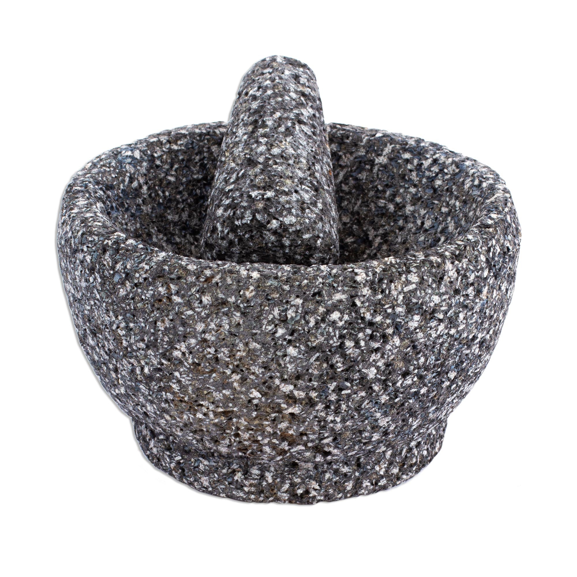 Premium Handcrafted Basalt Molcajete & Tejolote Set - Ultimate Artisan Kitchen Tool