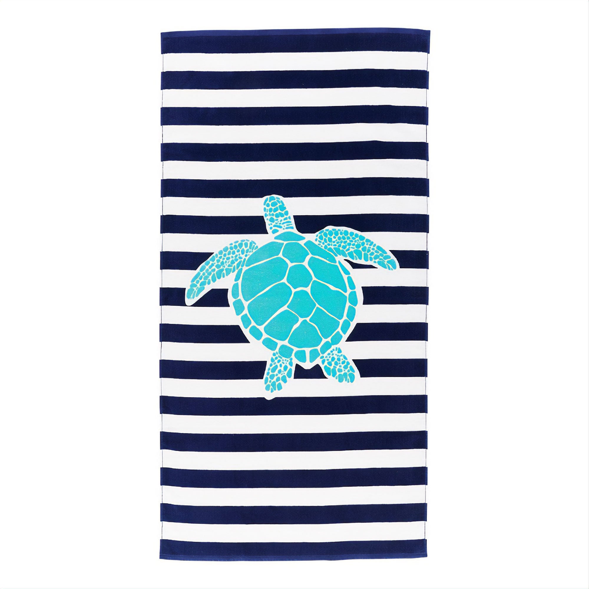 Premium Turtle Stripe Beach Towel - Ultimate Comfort & Style