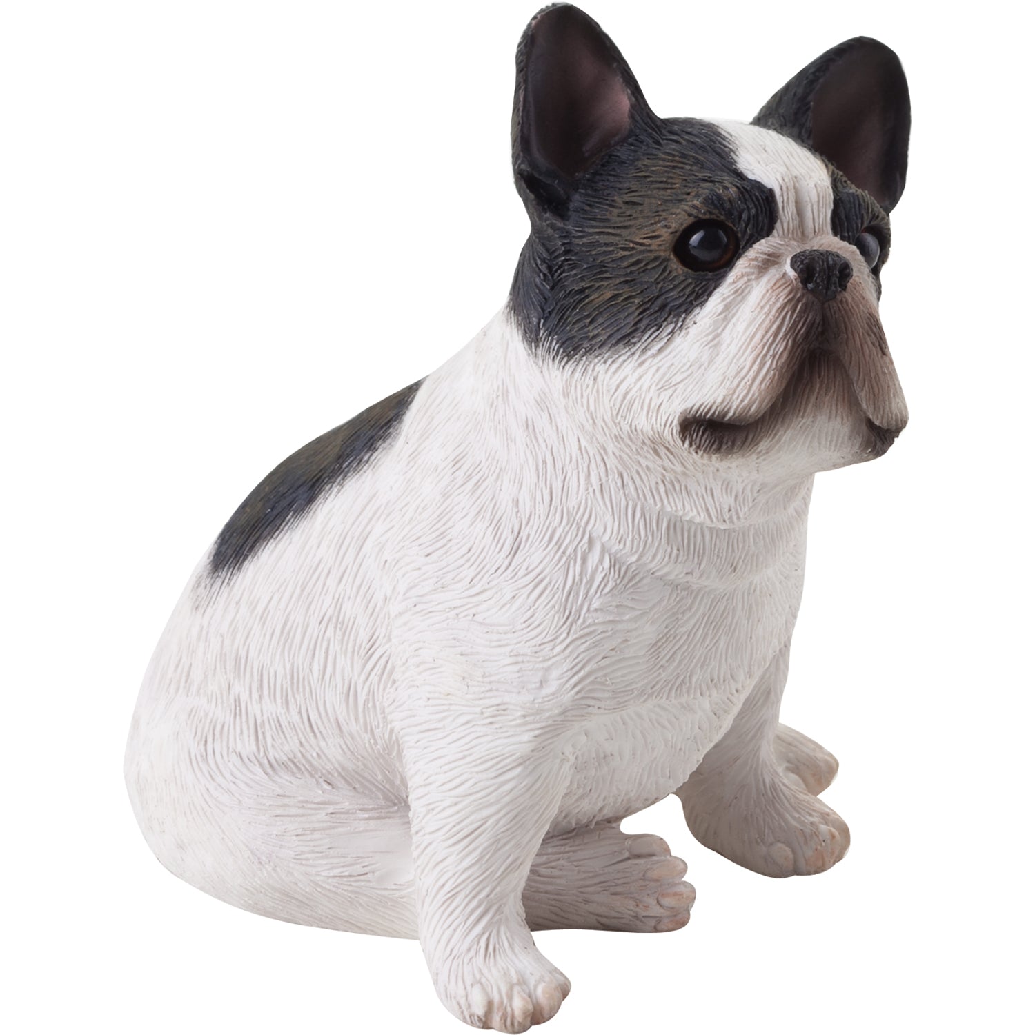 Premium Brindle French Bulldog Sculpture - Handcrafted Realism