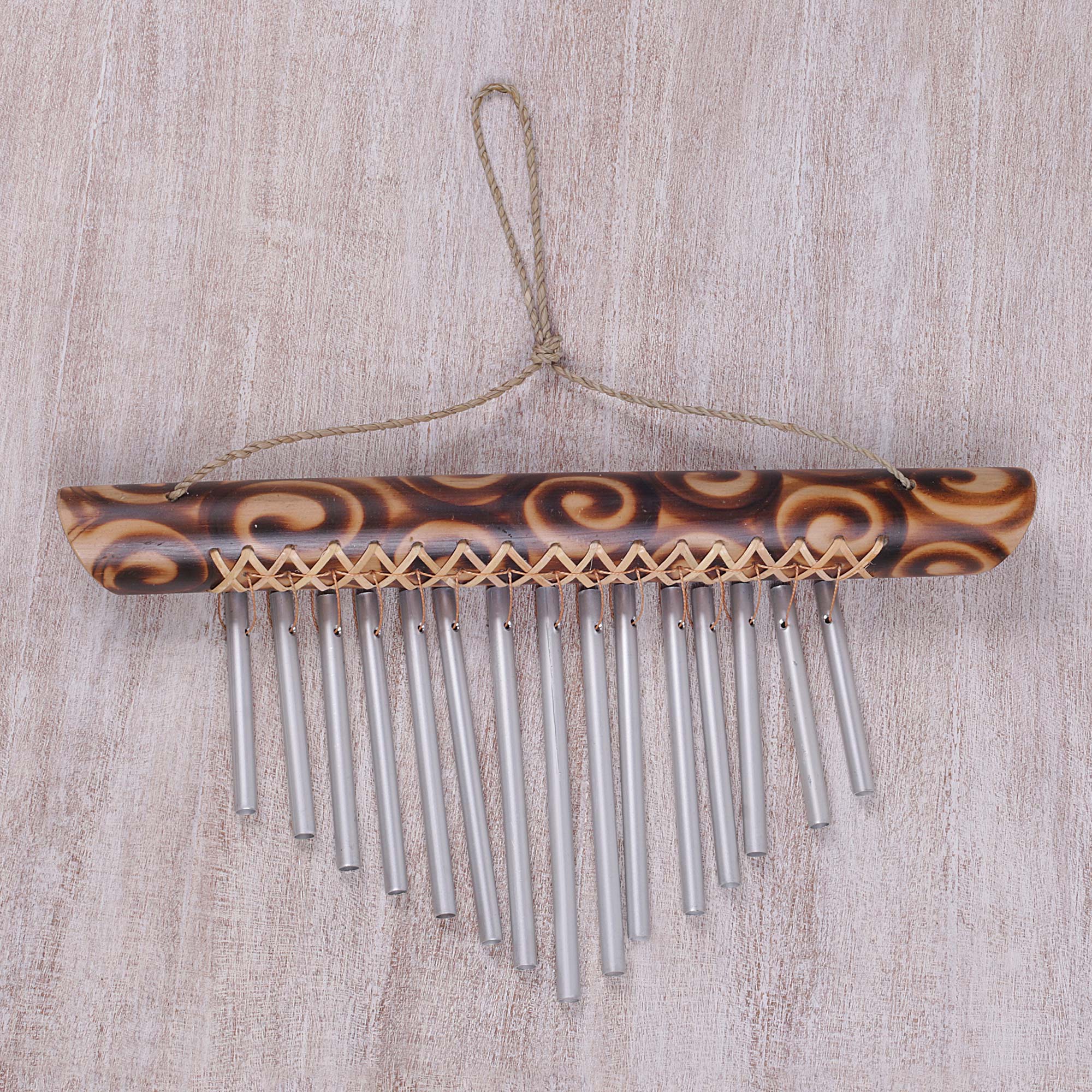 Premium Seaside Dancer Bamboo Wind Chime - Handmade in Bali