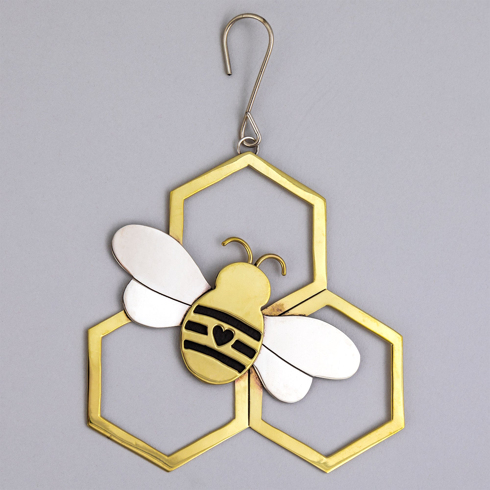 Premium Love Bee Mixed Metal Wall Art