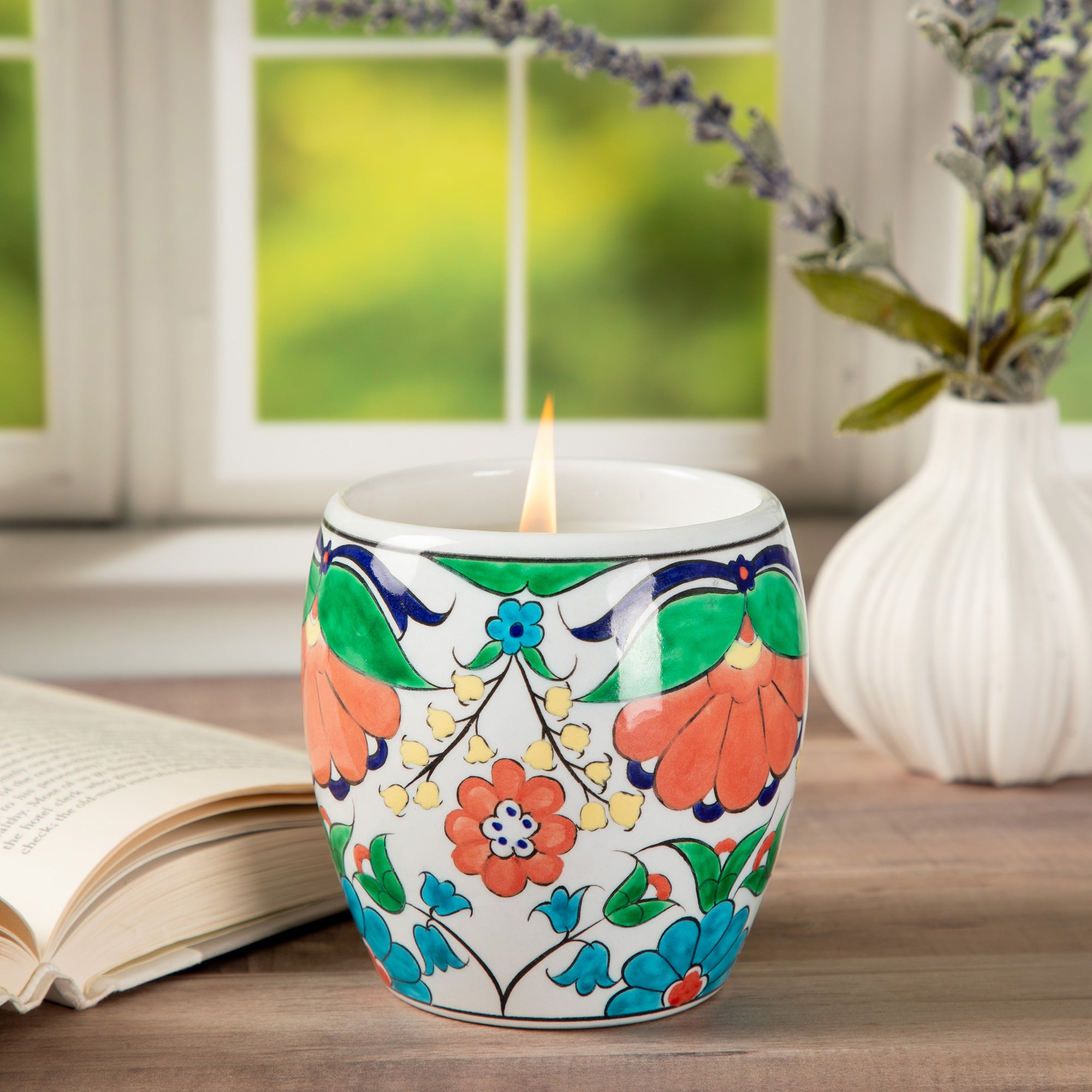 Premium Hand-Poured Ceramic Artisan Candle