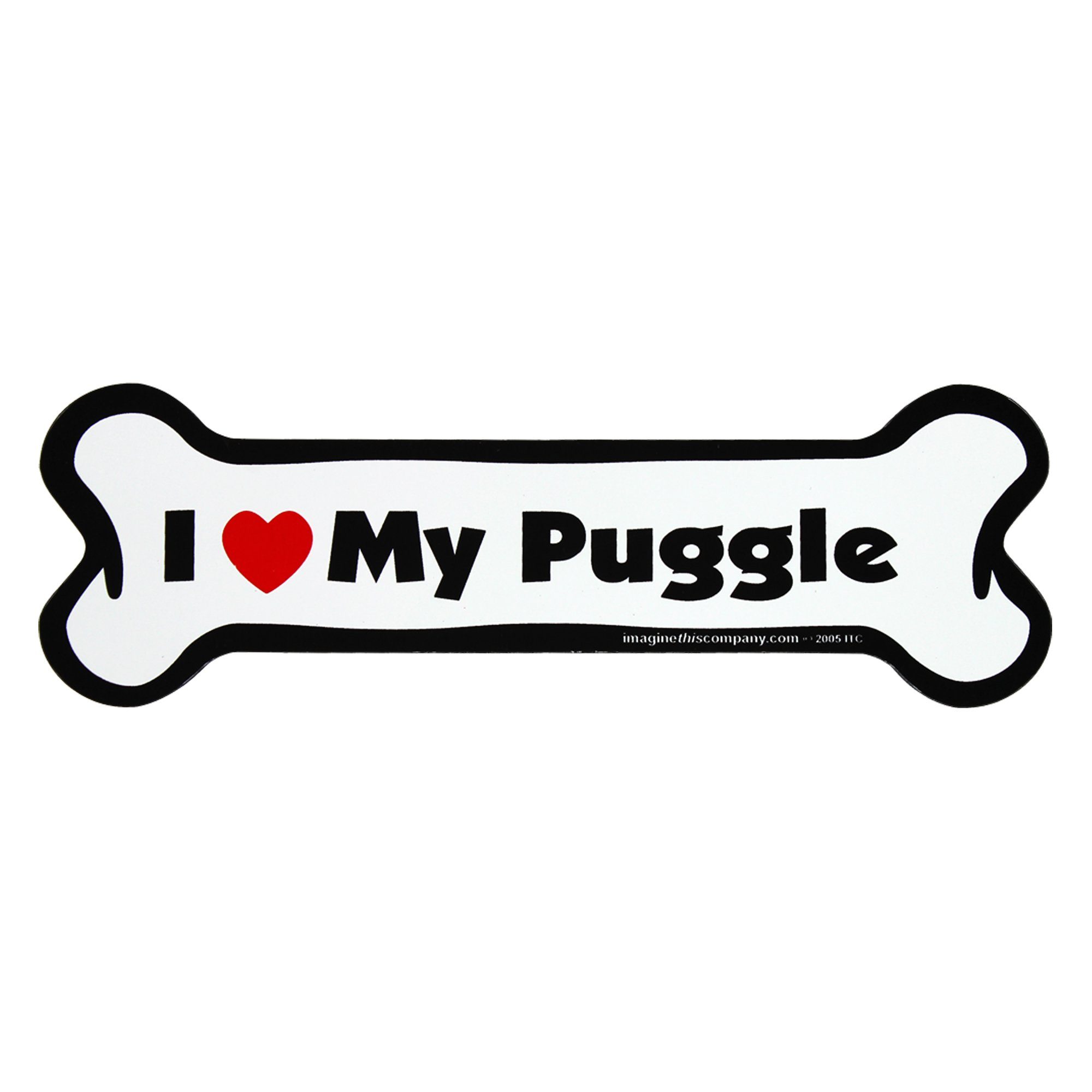 Ultimate I Love My Dog Car Magnet: Breeds L - Z | Premium Vinyl Design