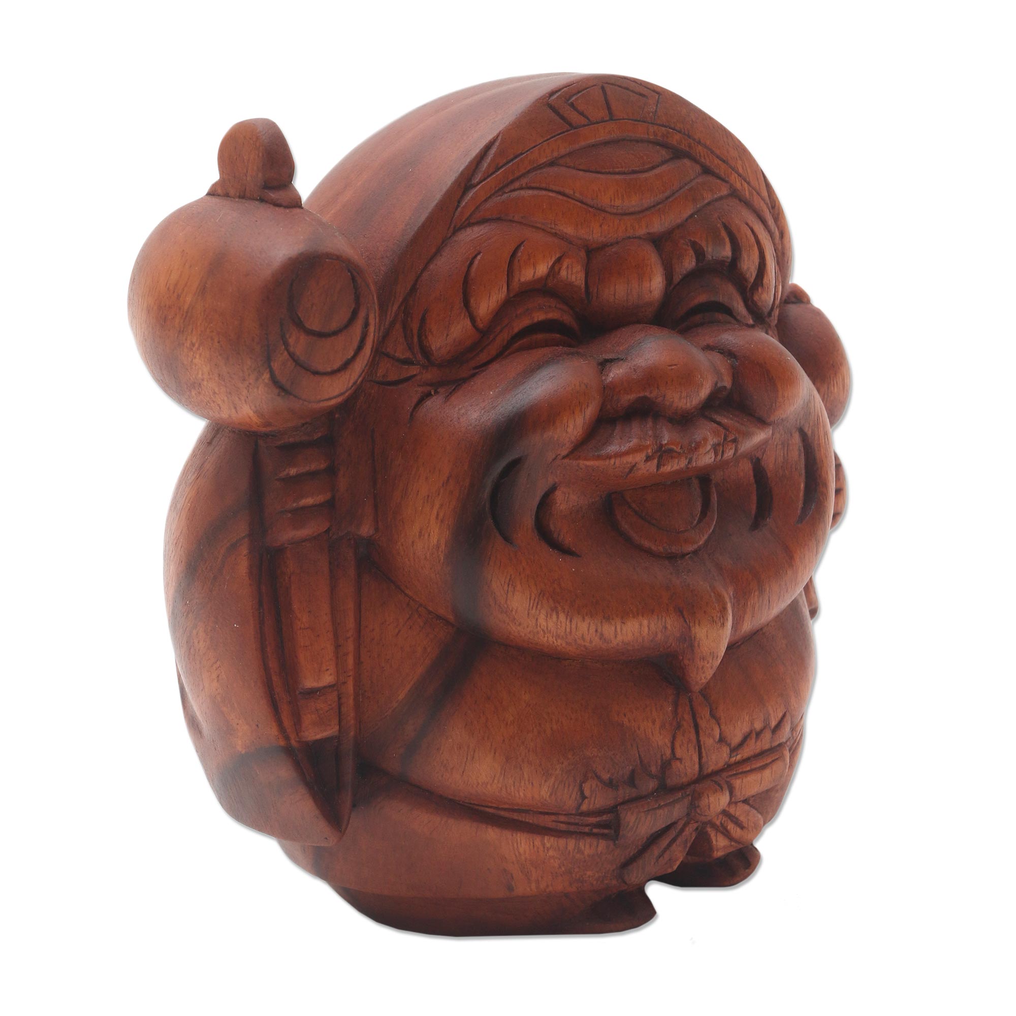 Premium Hand-Carved Indonesian Healer Sculpture by Wayan Rendah