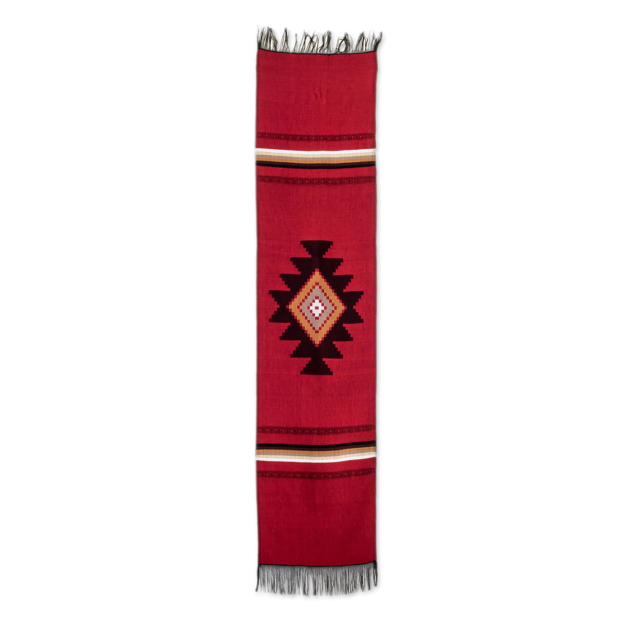 Premium Totonicapan Sun Handwoven Cotton Table Runner - Ultimate Home Decor