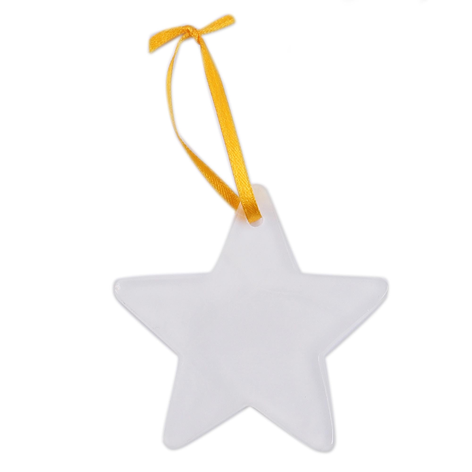Premium Onyx Nativity Star Hanging Ornaments - Handcrafted Set of 6