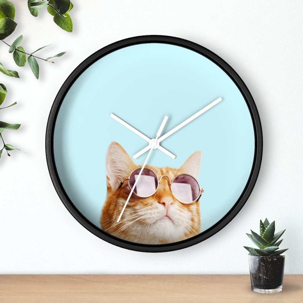 Ultimate Cat Lover's Wall Clock - Premium Wooden Design