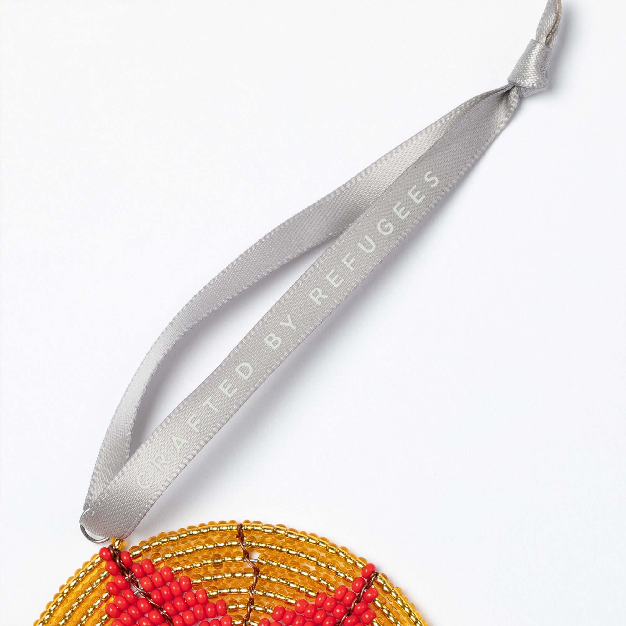 Premium Blossom of Hope Beaded Ornament - Handmade by Refugee Artisans