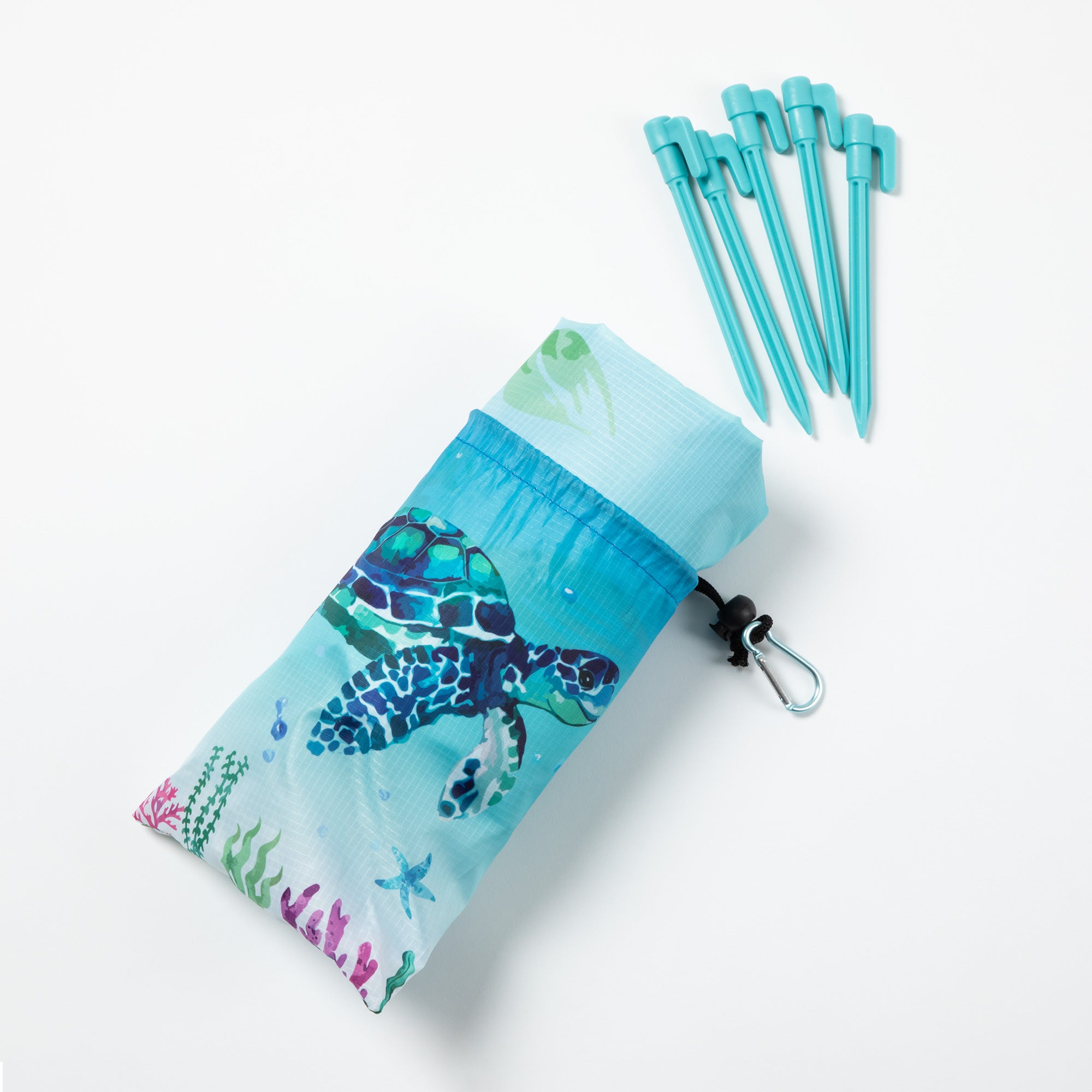 Ultimate Extra Large Sand-proof Beach Mat with Carrying Pouch & Stakes - Premium Outdoor Comfort