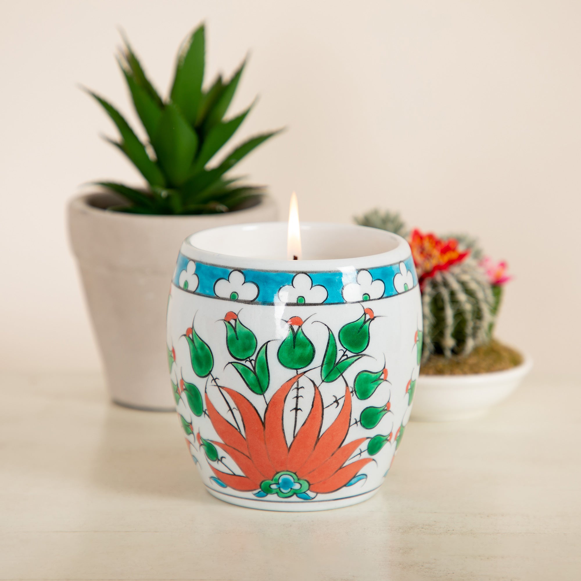 Premium Hand-Poured Ceramic Artisan Candle