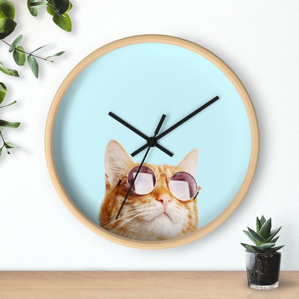 Ultimate Cat Lover's Wall Clock - Premium Wooden Design