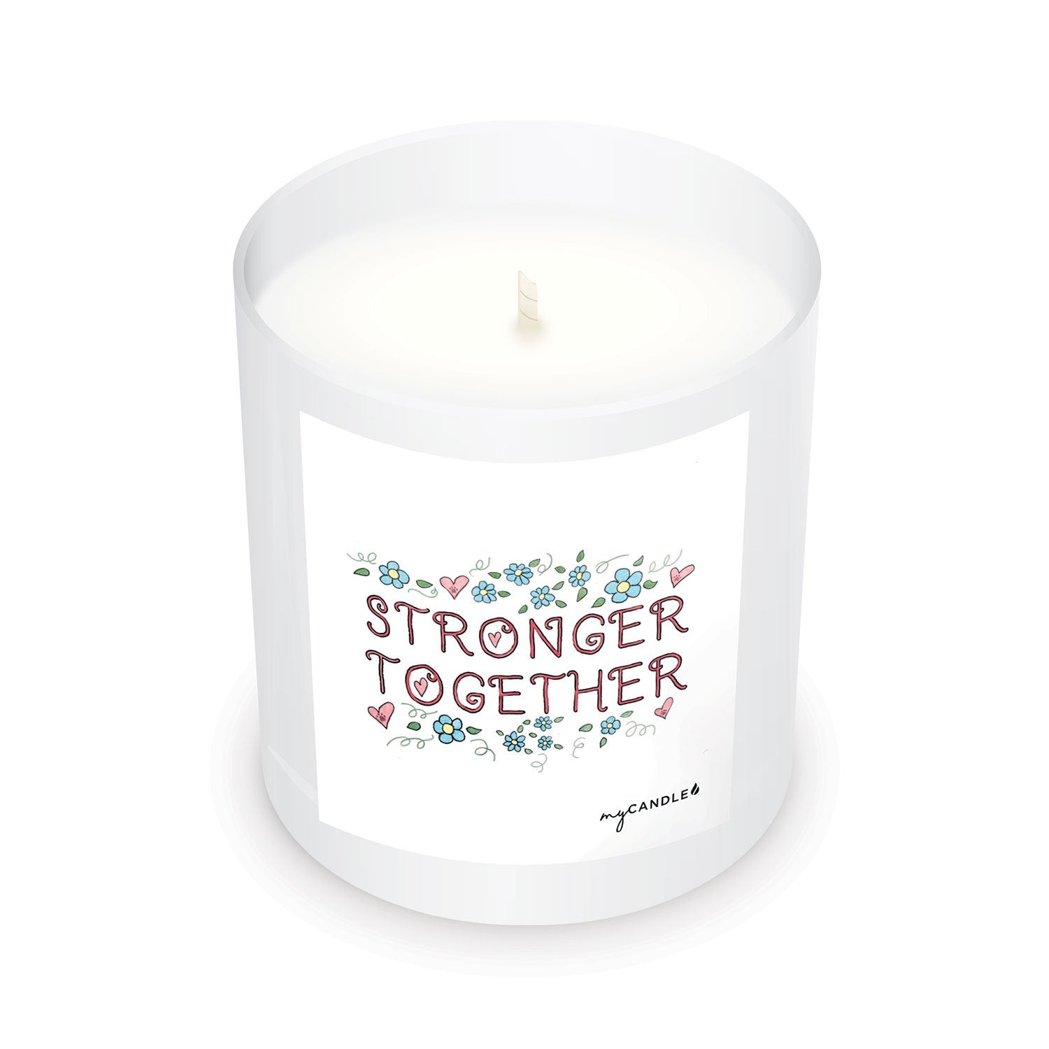 Premium Stronger Together Soy Candle - Ultimate Gift for Heroes