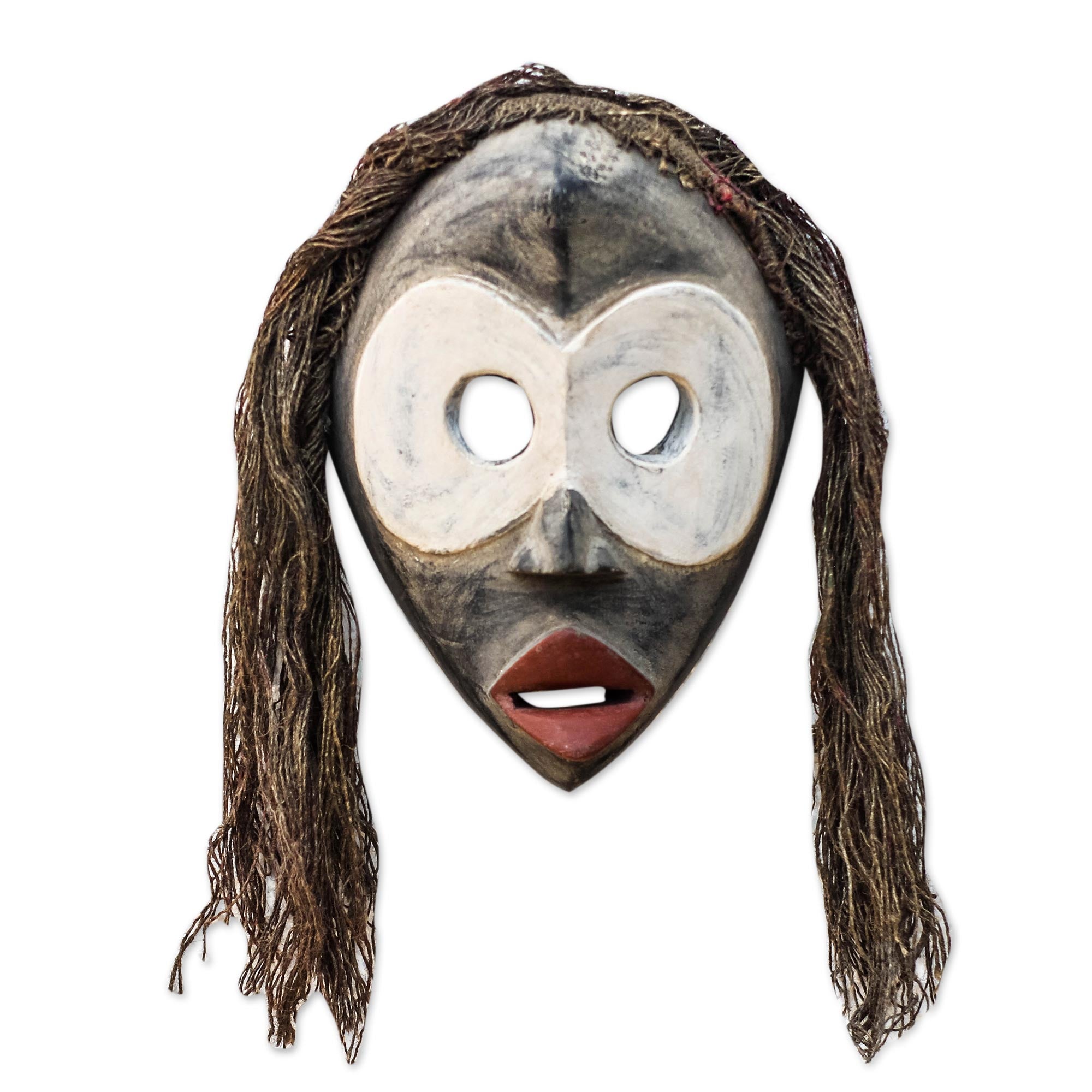 Premium Hand-Carved Dan Tribe African Mask – Authentic Wall Decor
