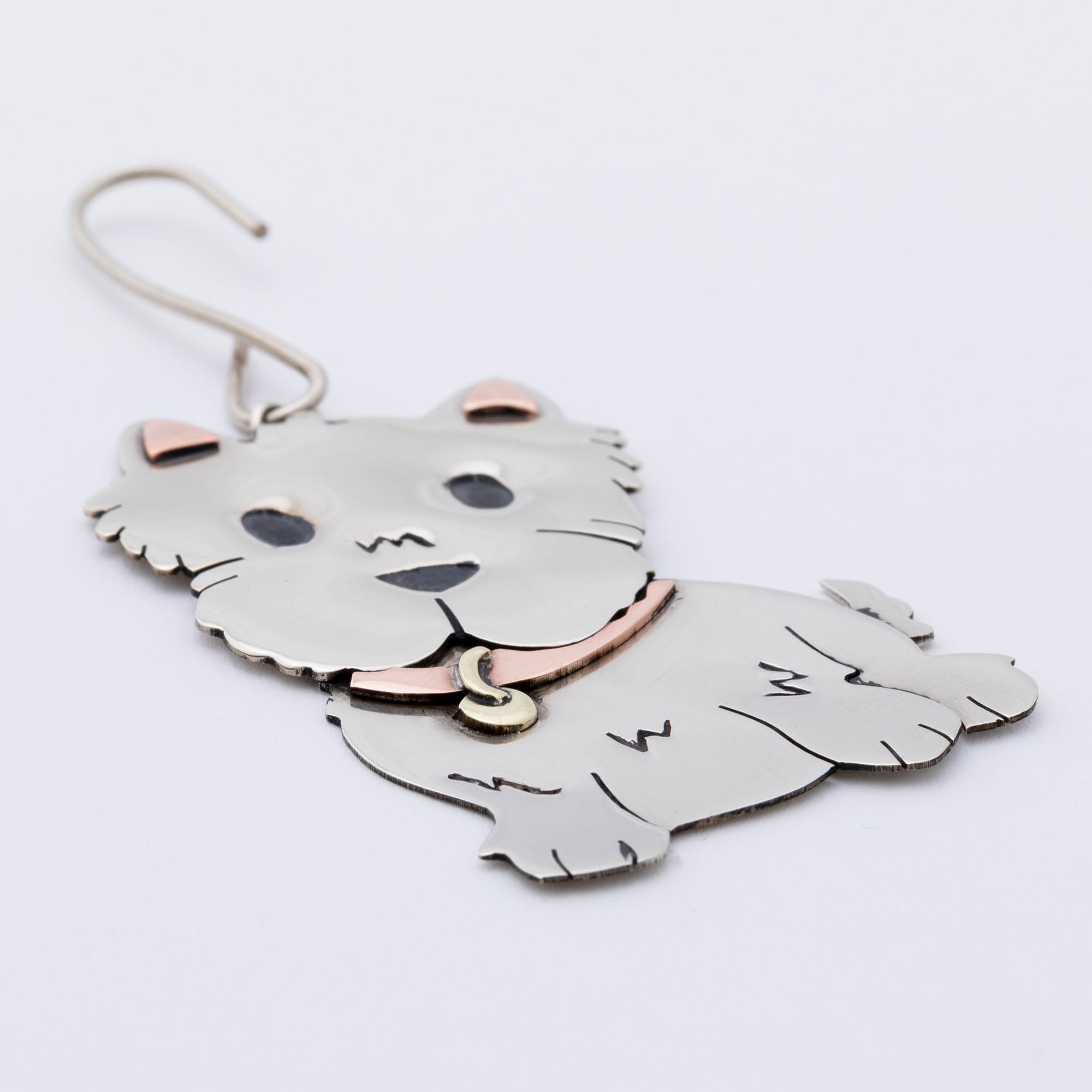 Premium Mixed Metal Dog Breed Ornament | Handmade Fair Trade Decor