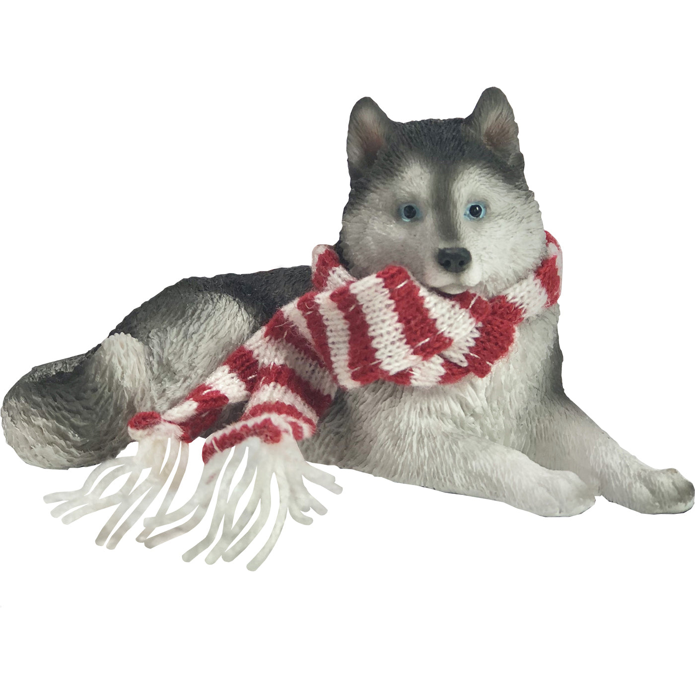 Premium Handcrafted Siberian Husky Christmas Ornament - Ultimate Holiday Gift for Dog Lovers