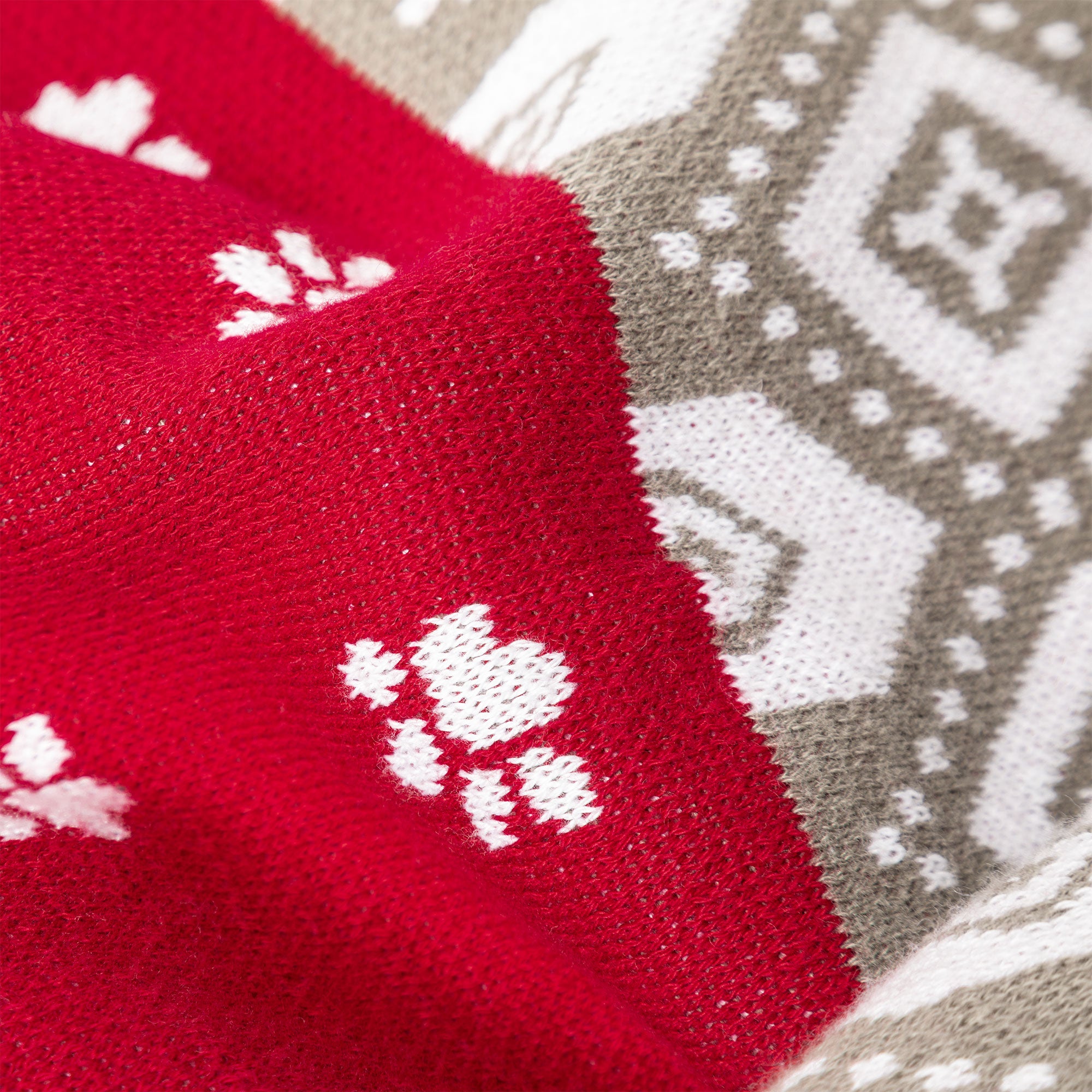 Premium Paw Prints Knitted Throw Blanket - Ultimate Holiday Comfort