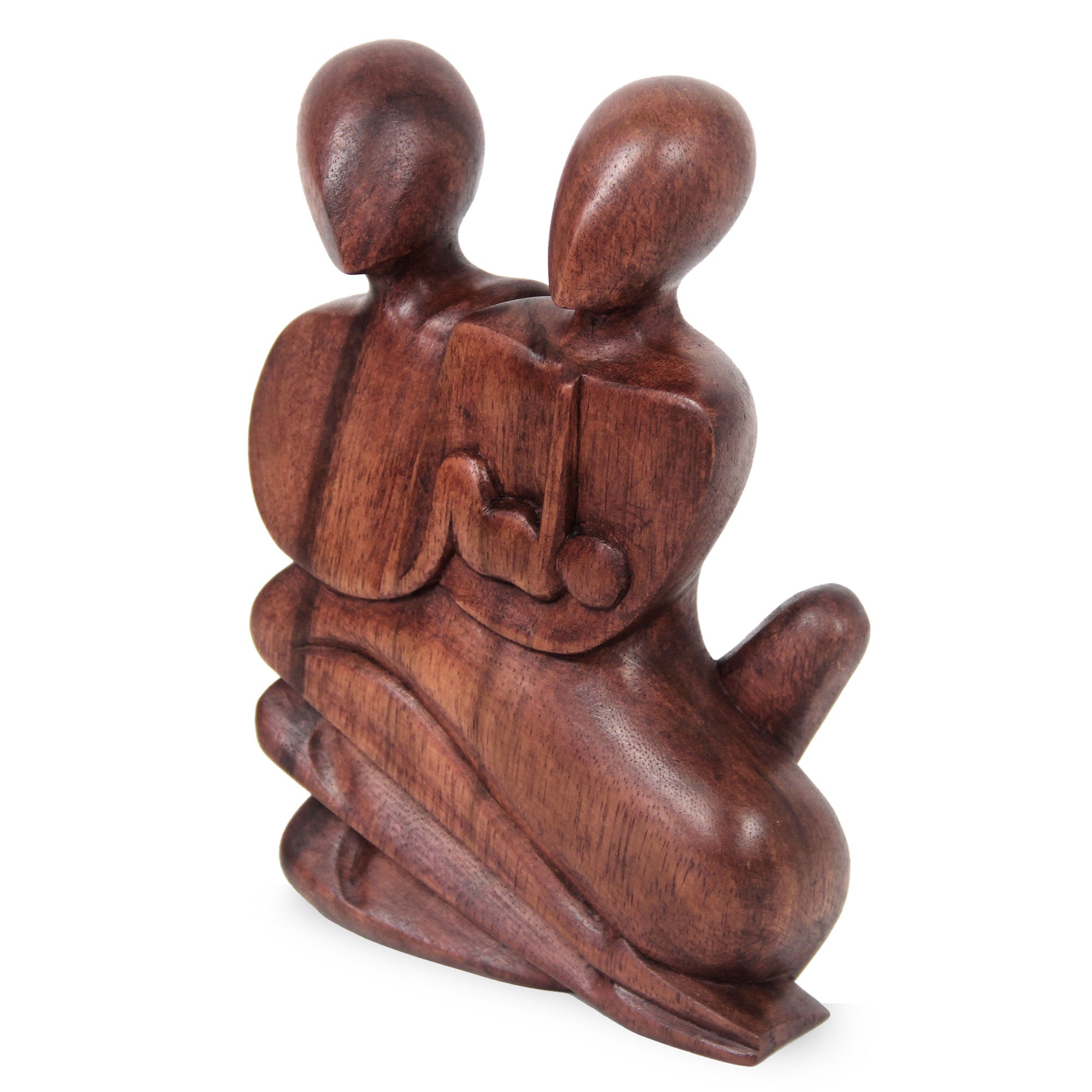 Premium Hand-Carved Family Unity Sculpture - Ultimate Home Decor