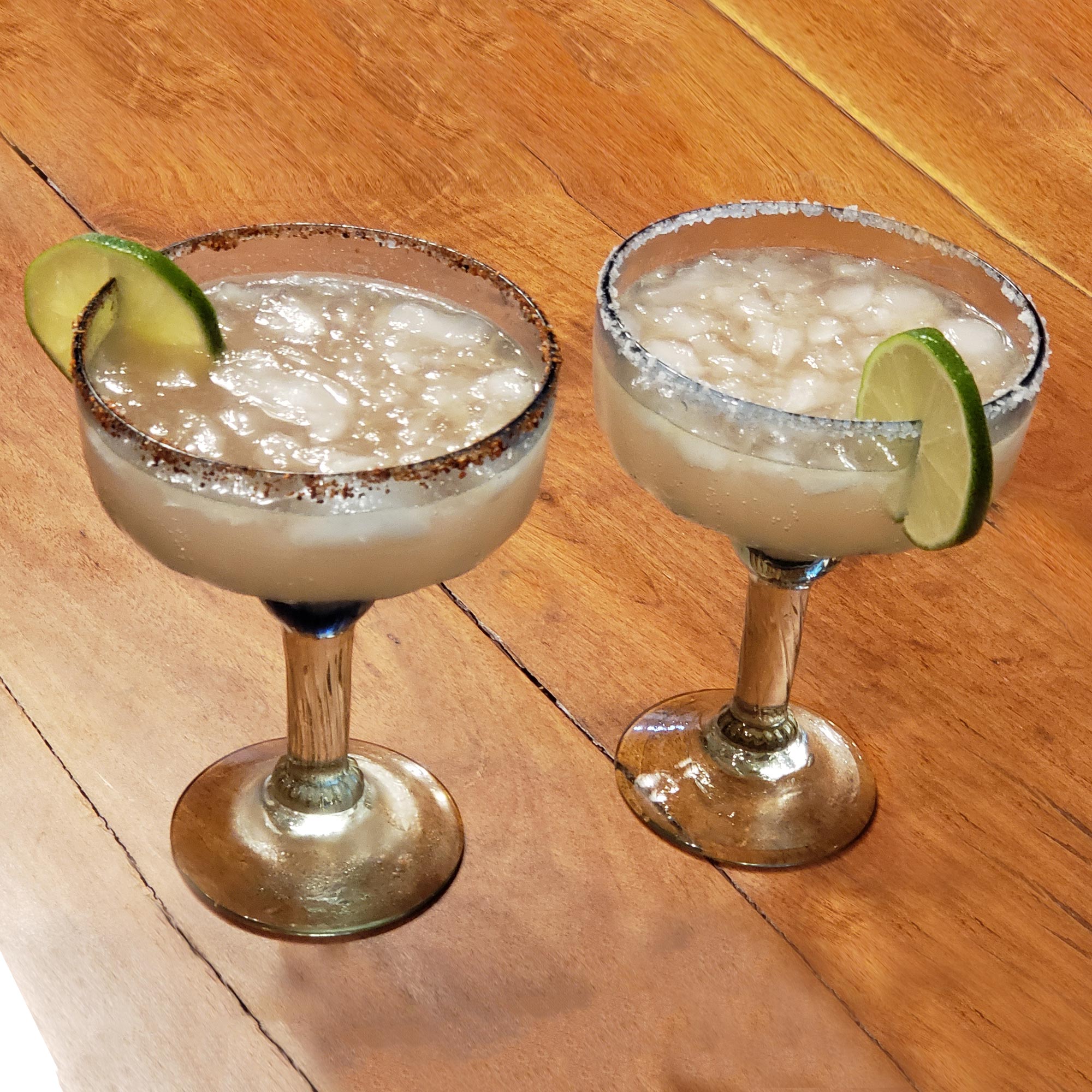 Premium Hand-Blown Blue Margarita Glasses Set of 6 - Fiesta Azul Collection