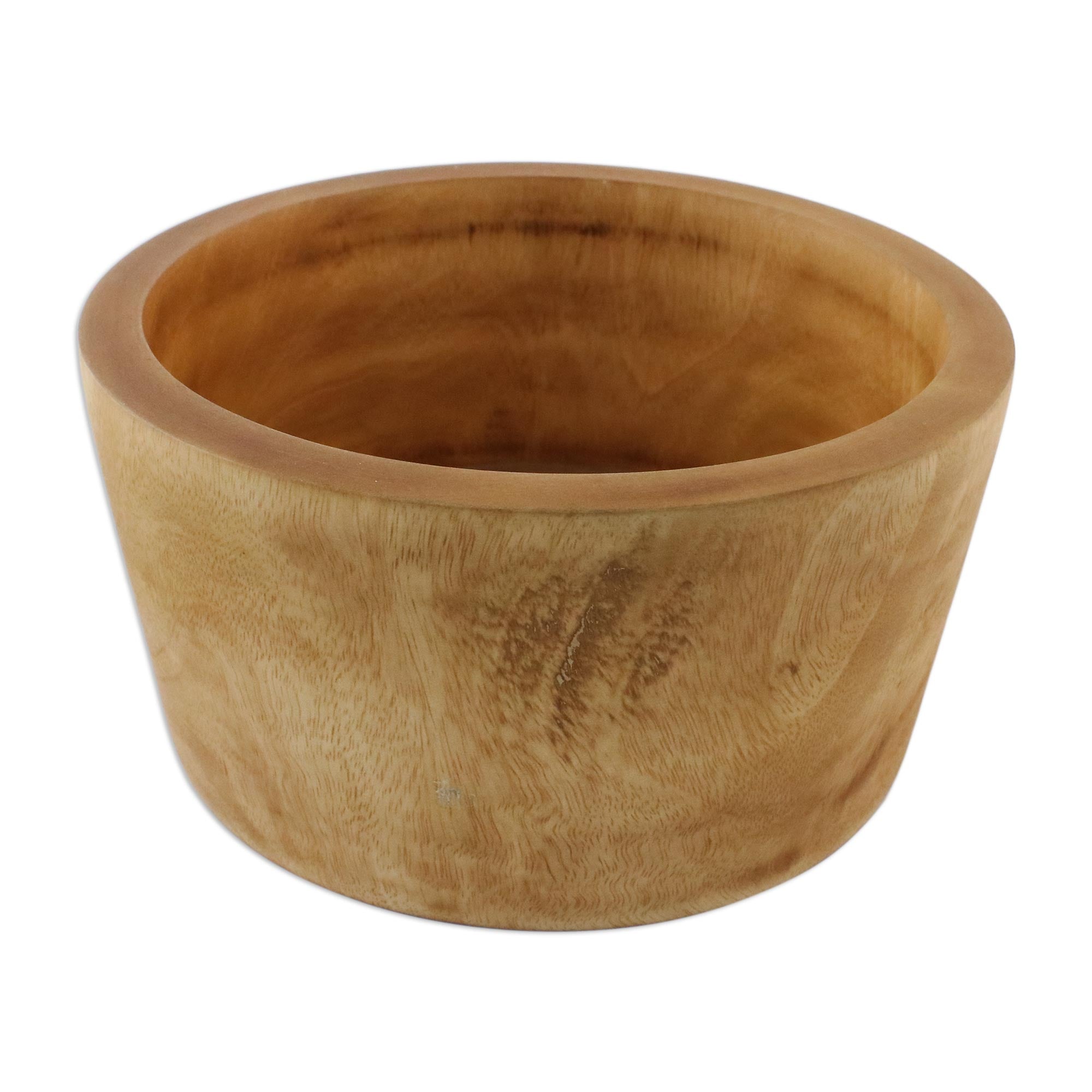 Premium Handcrafted Mango Wood Serving Bowl - Artisan Design from Thailand