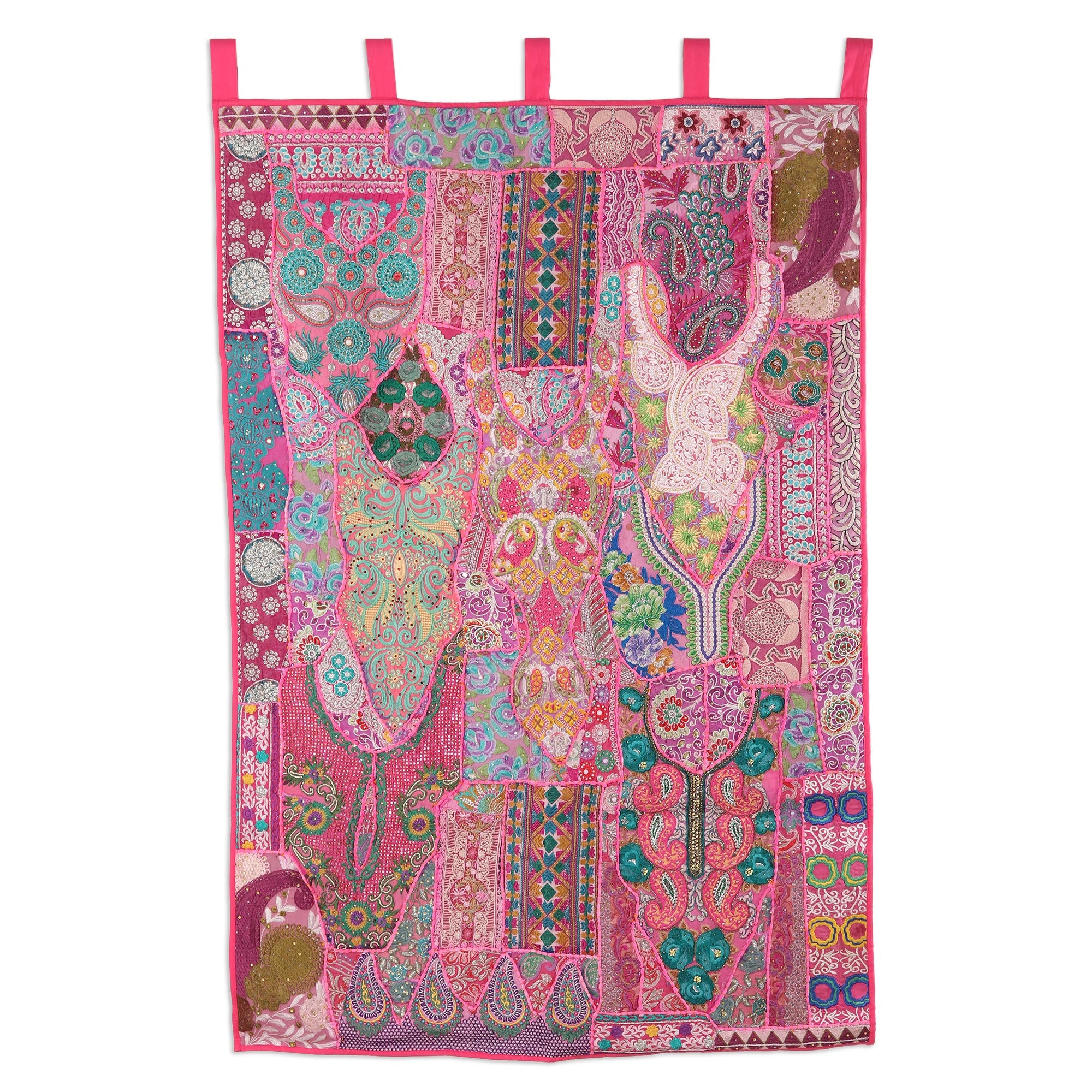Premium Jaipur Floral Wall Hanging - Recycled Cotton Blend