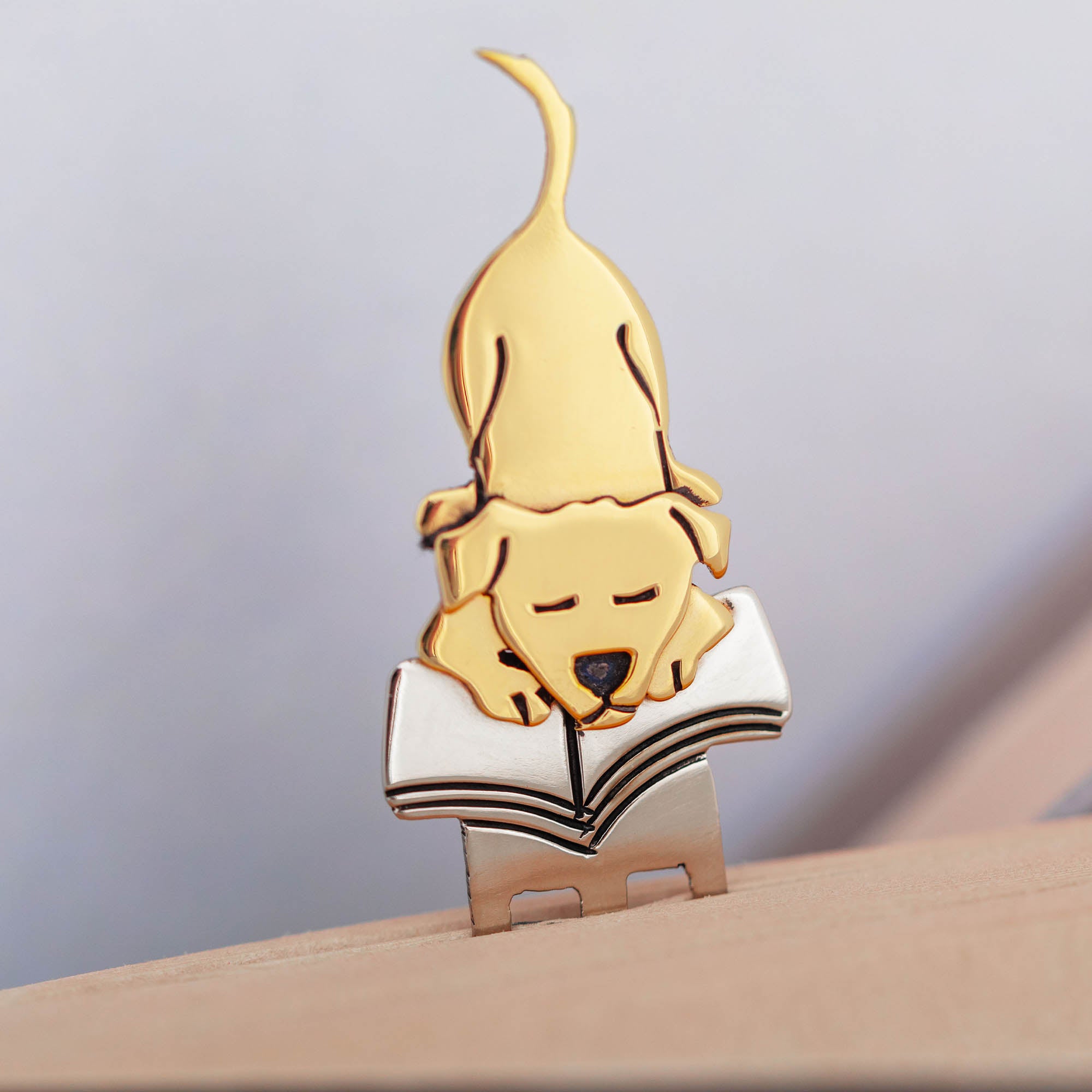 Premium Animal Lover Mixed Metal Bookmark - Ultimate Reading Companion