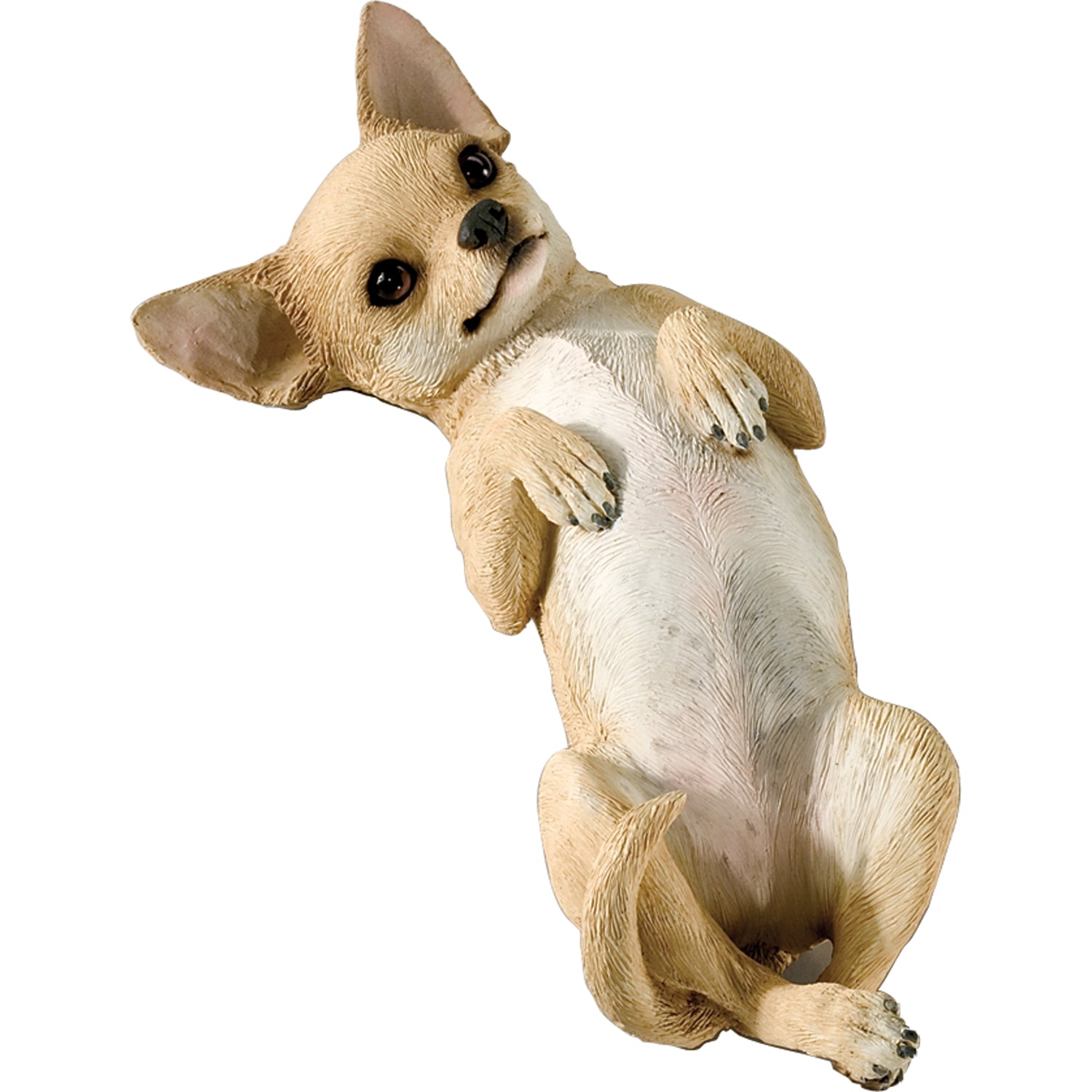 Premium Tan Chihuahua Dog Sculpture - Handcrafted Realism