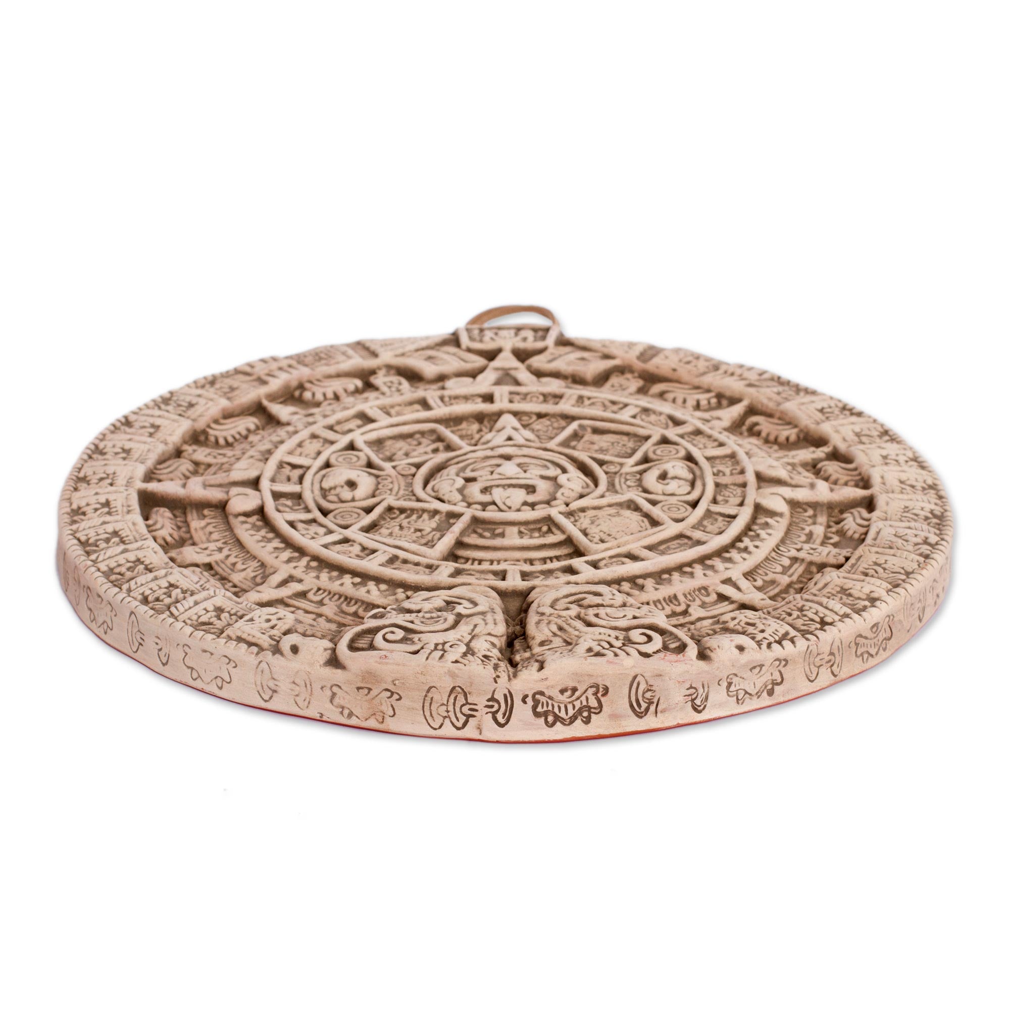 Premium Aztec Sun Stone Ceramic Wall Plaque - Ultimate Cultural Art Piece