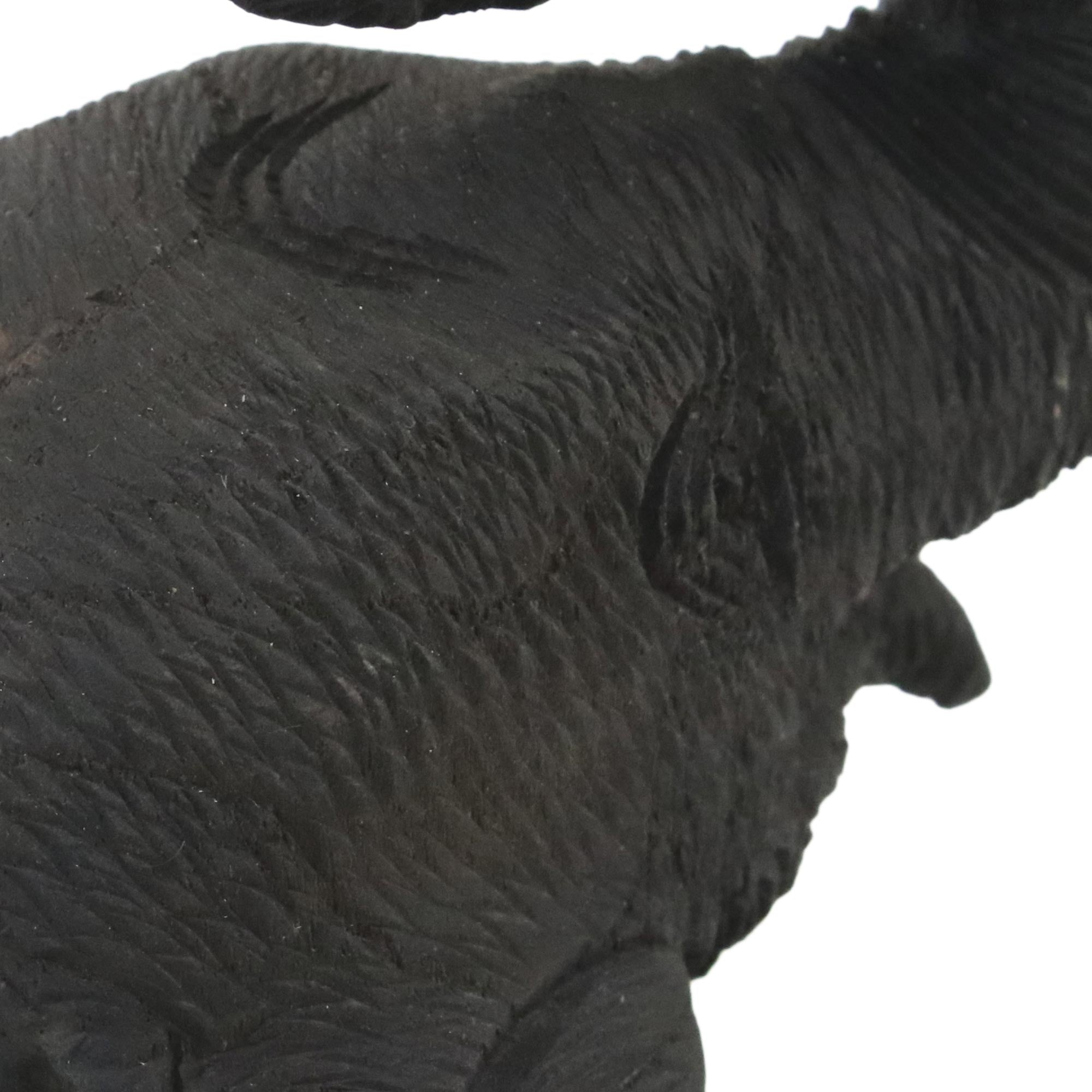 Premium Hand-Carved Teak Wood Elephant Statue – Welcome Smile Collection