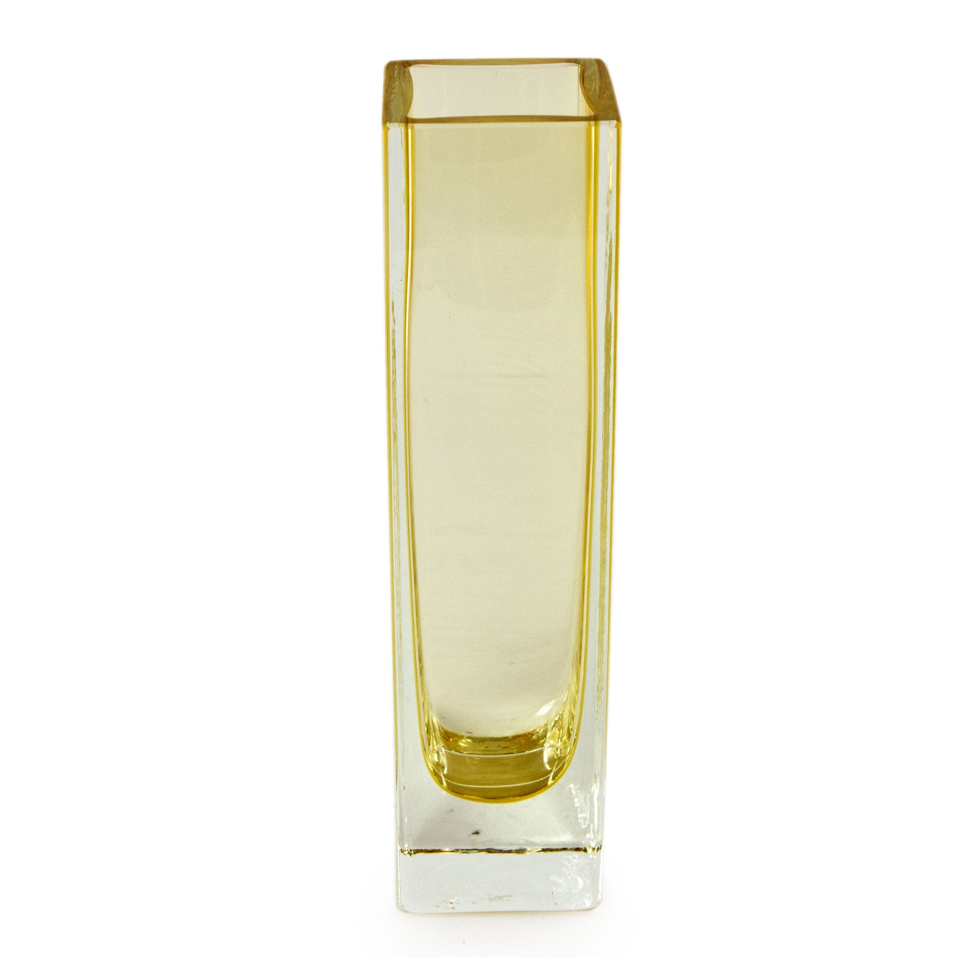 Premium Radiance Sunshine Handblown Murano Glass Vase