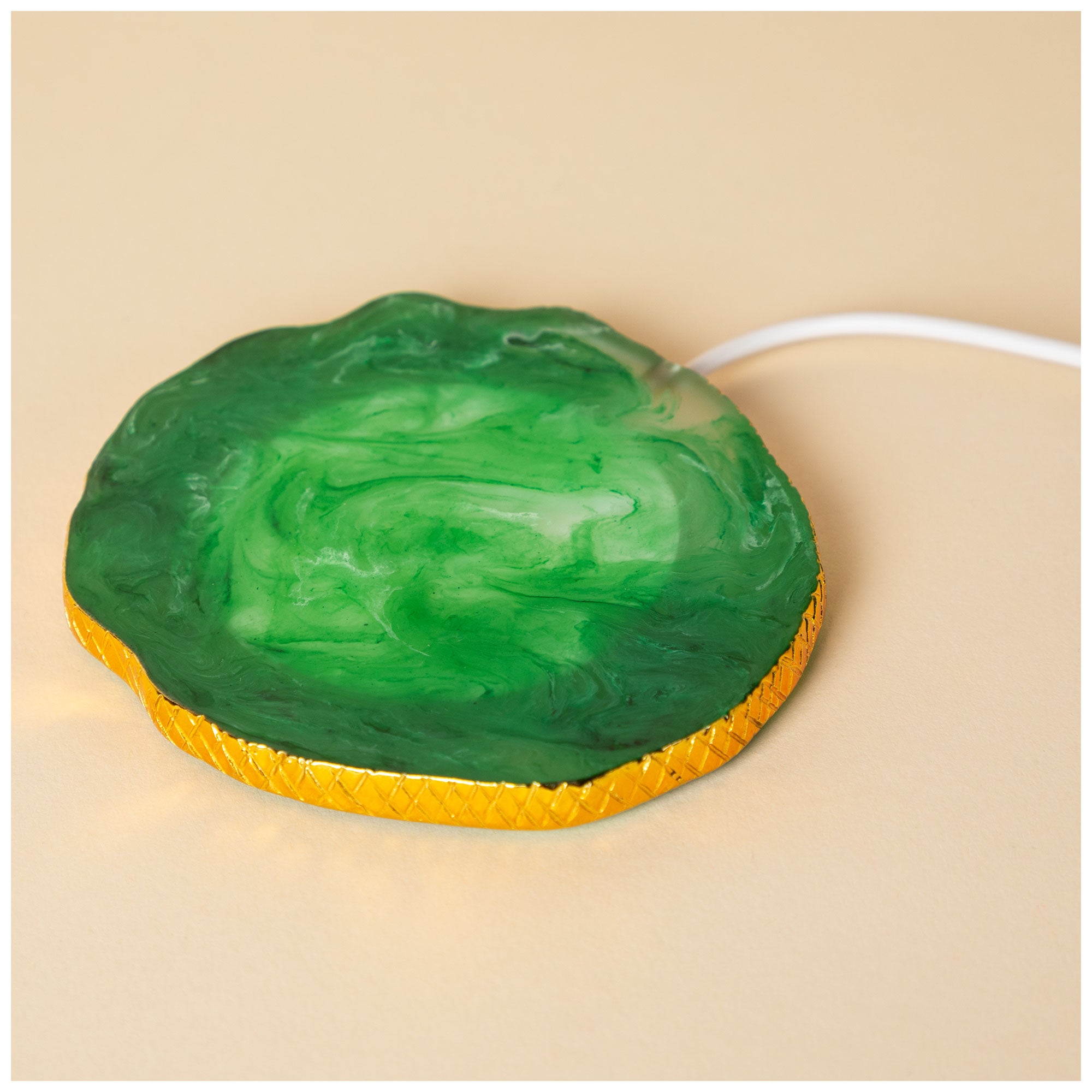 Premium Wireless Charging Agate Crystal Pad - Ultimate Style & Fast Charge