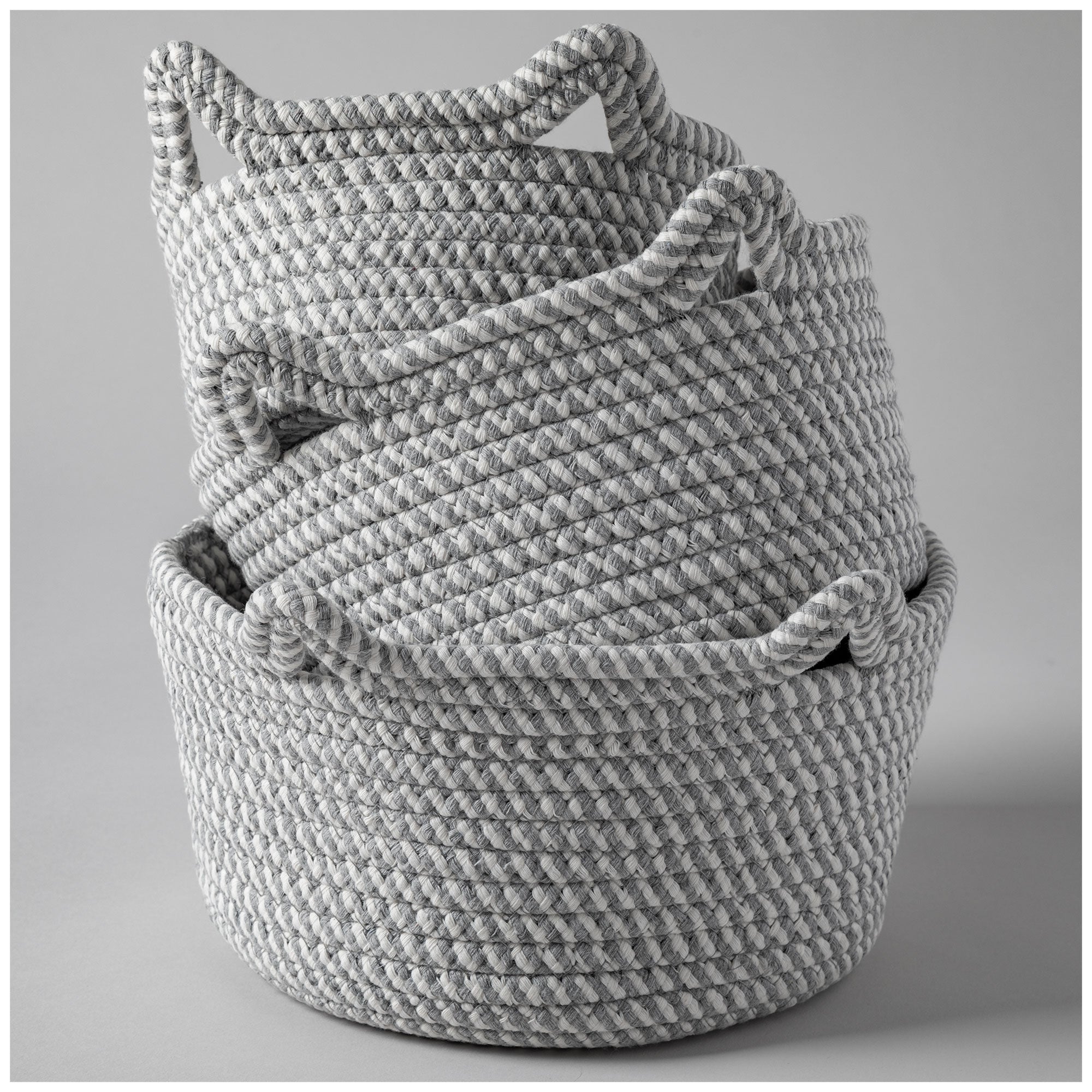 Premium Nesting Cat Storage Baskets - Ultimate Organizer Set of 3