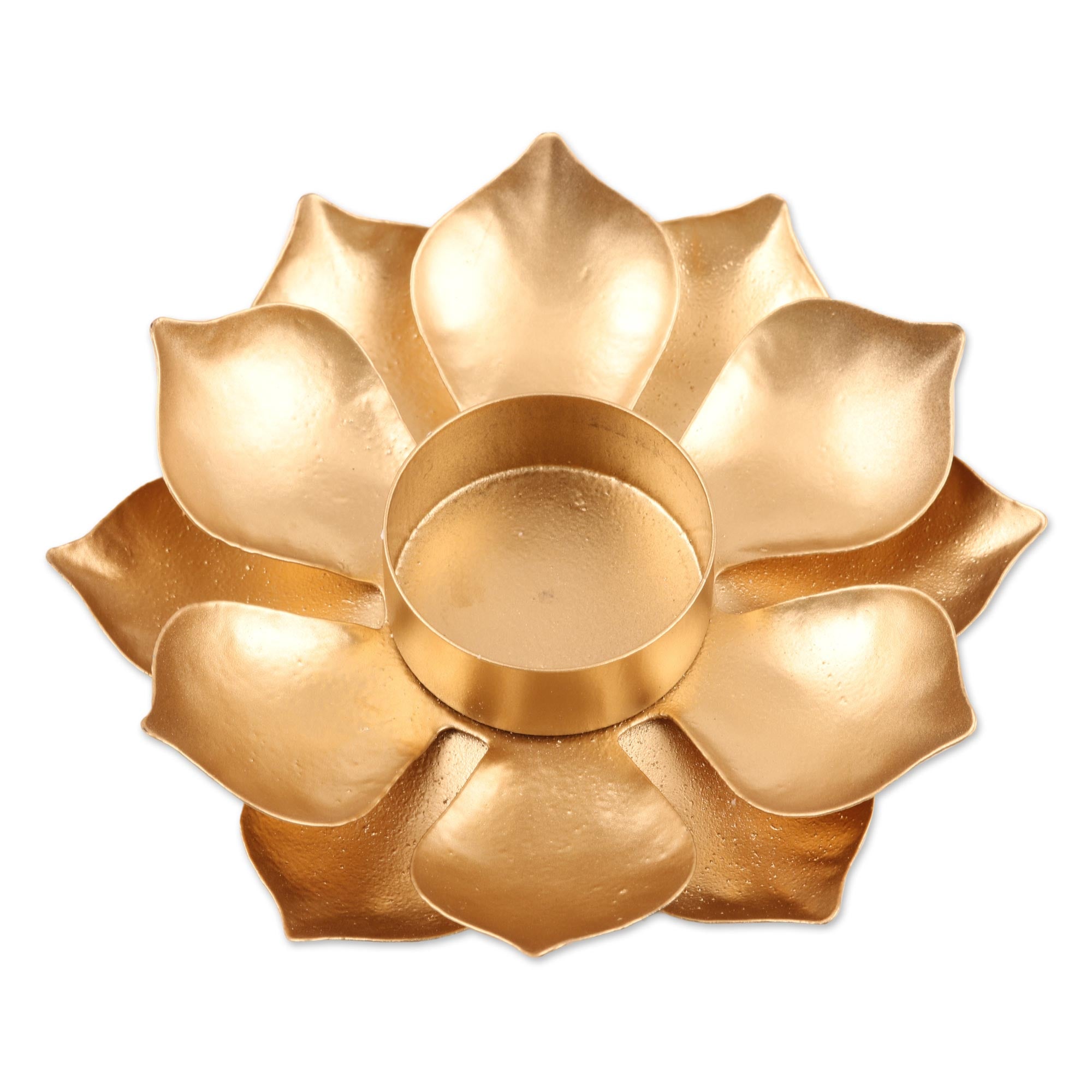Premium Golden Lotus Tealight Candleholder - Ultimate Home Decor Upgrade