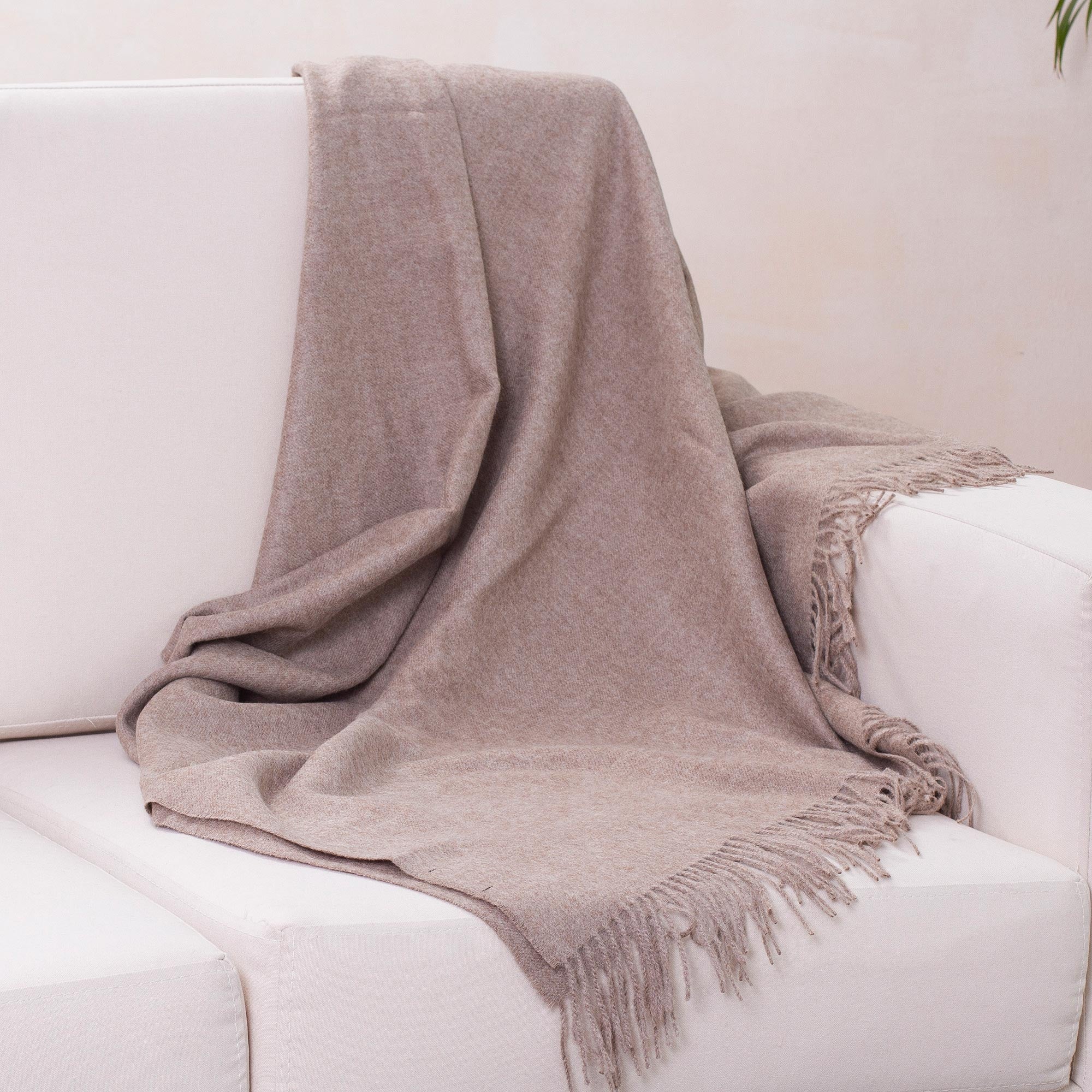 Premium Handcrafted Alpaca Wool Throw - Ultimate Softness & Warmth