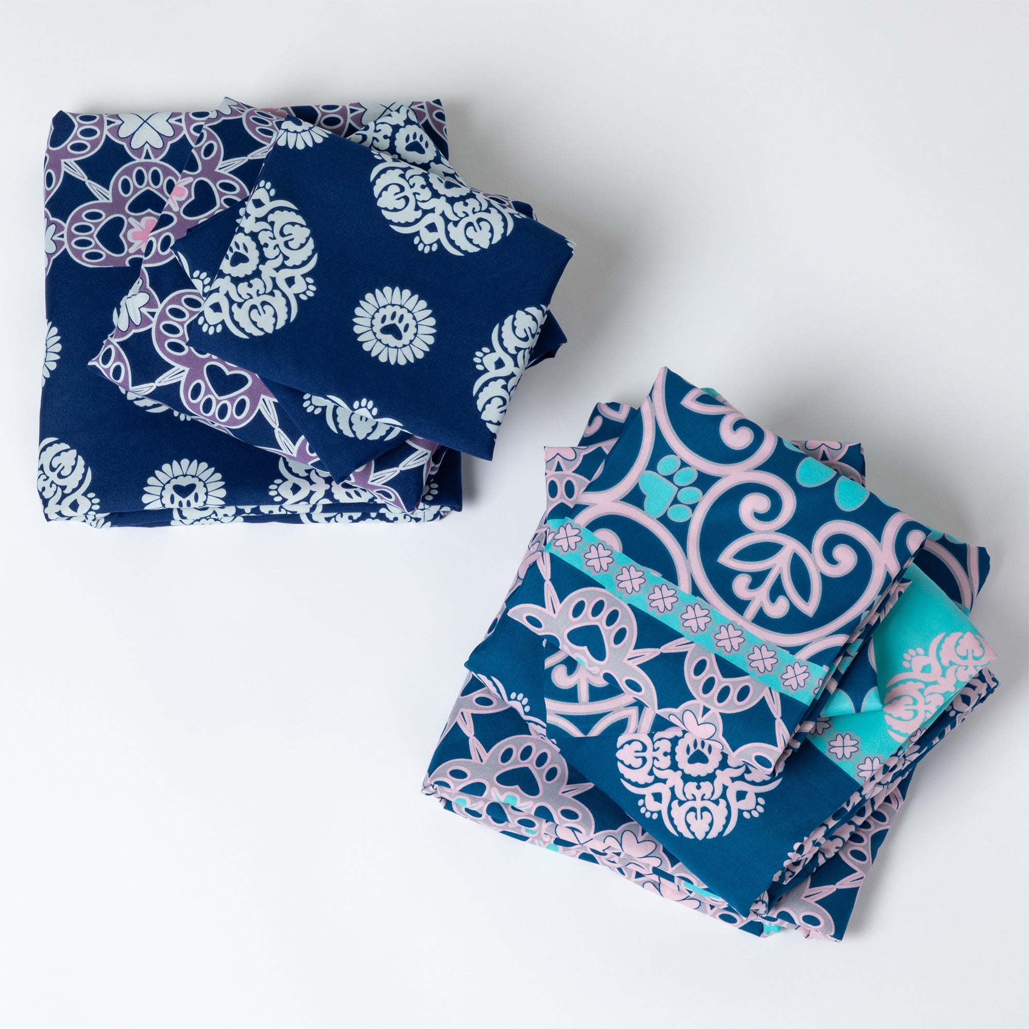 Premium Paws & Medallions Microfiber Sheet Set - Ultimate Comfort for Animal Lovers