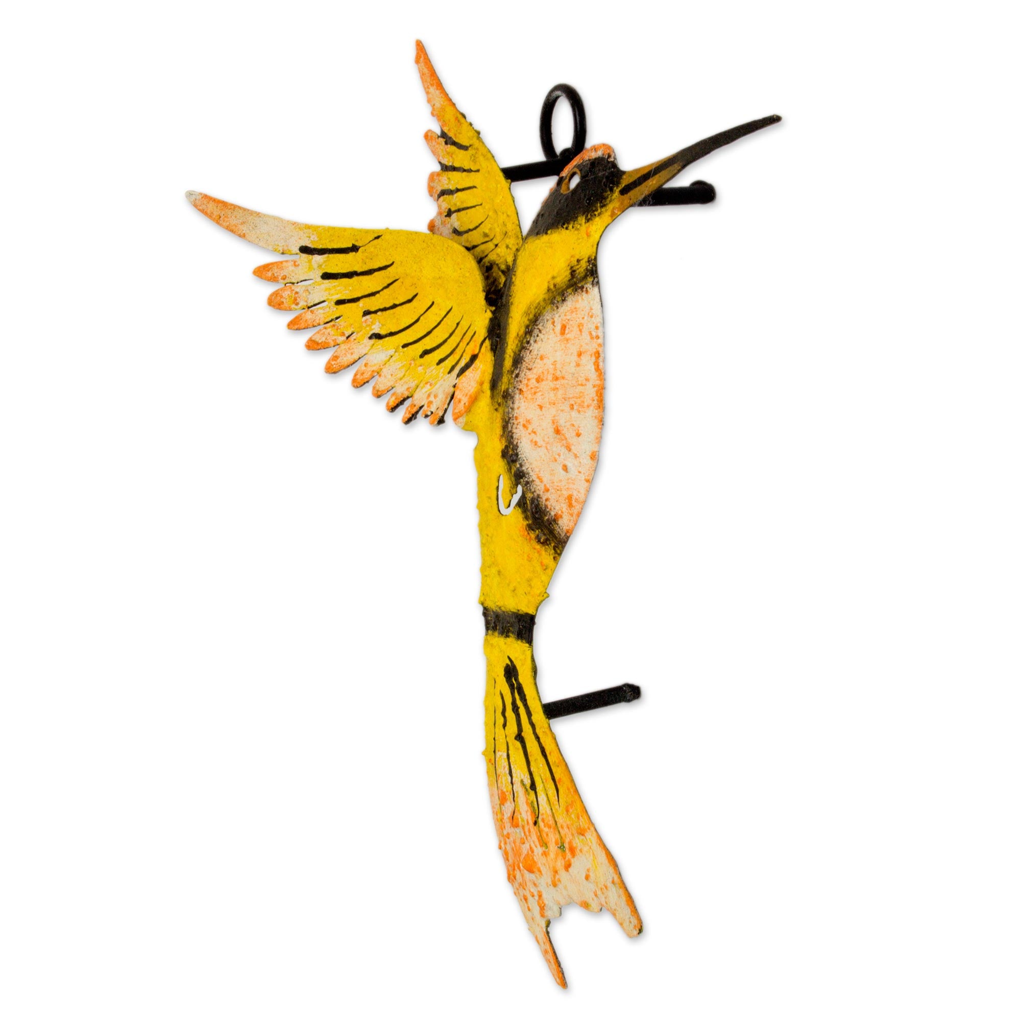 Premium Handcrafted Hummingbird Iron Wall Art