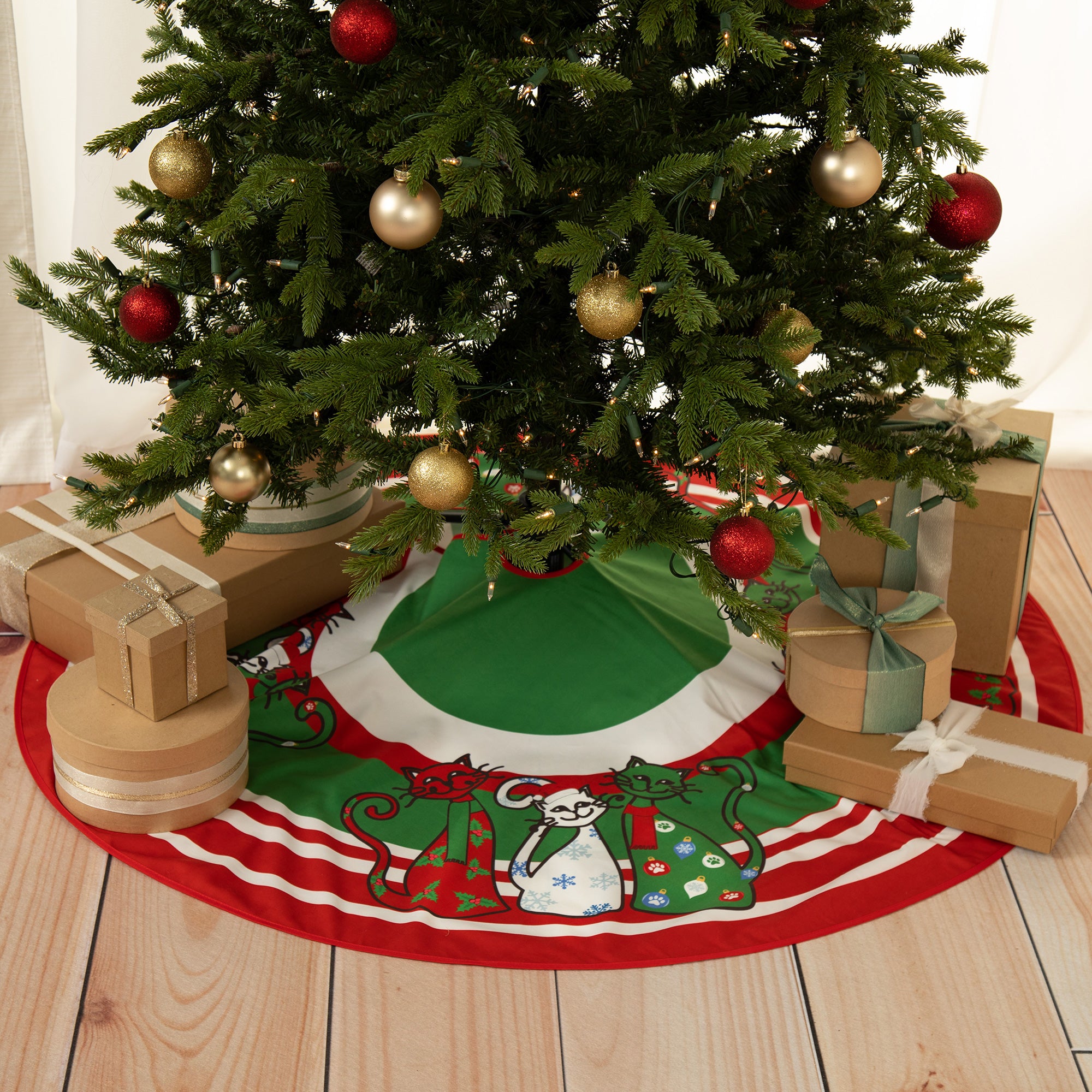 Premium Christmas Tree Skirt for Pet Lovers