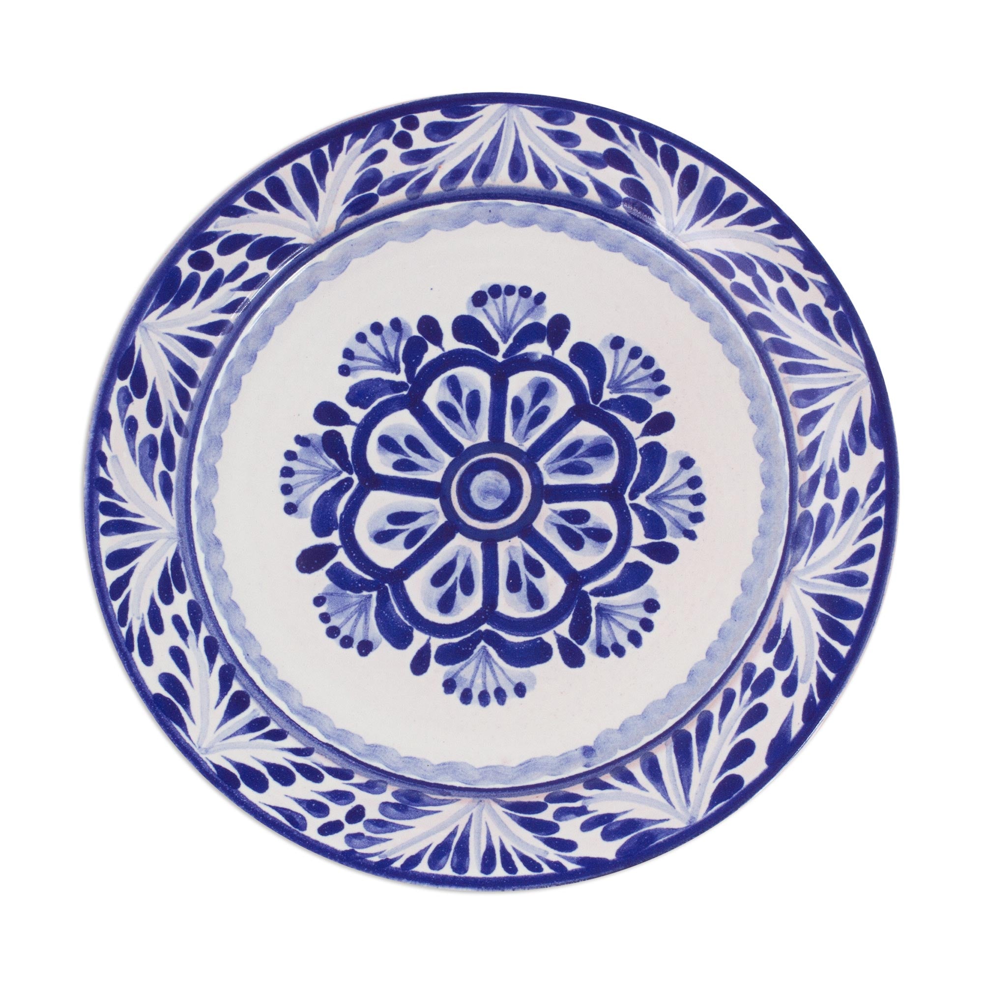 Premium Majolica Floral Salad Plates – Handcrafted in Mexico