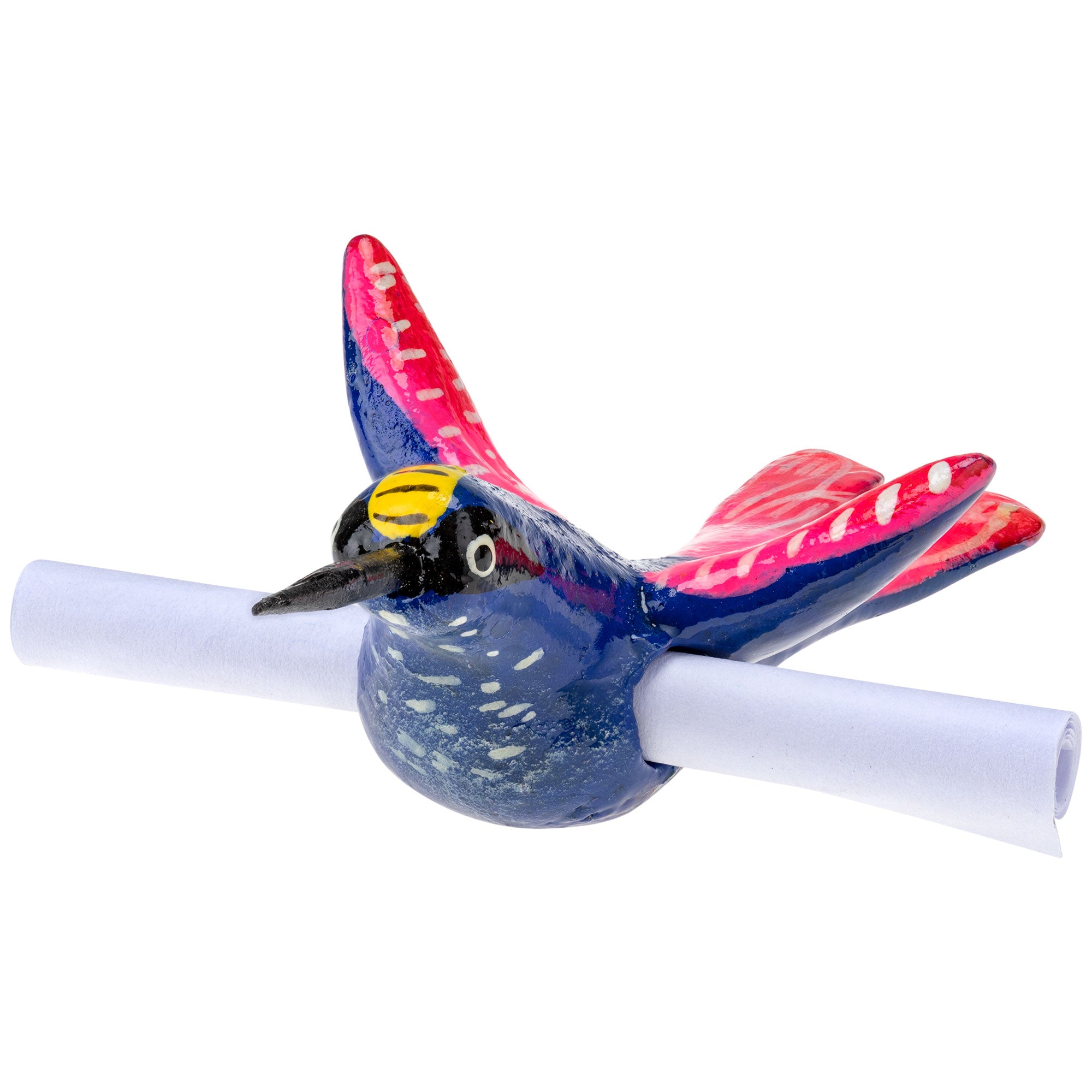 Premium Hand-Painted Hummingbird Messenger Figurine - Ultimate Fair-Trade Gift