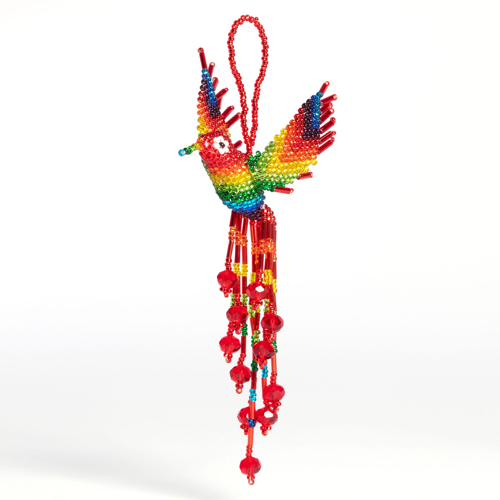 Premium Handcrafted Guatemalan Hummingbird Ornament