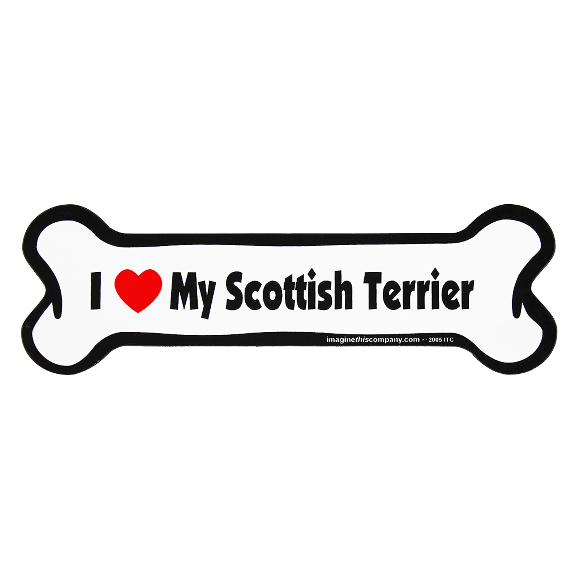 Ultimate I Love My Dog Car Magnet: Breeds L - Z | Premium Vinyl Design