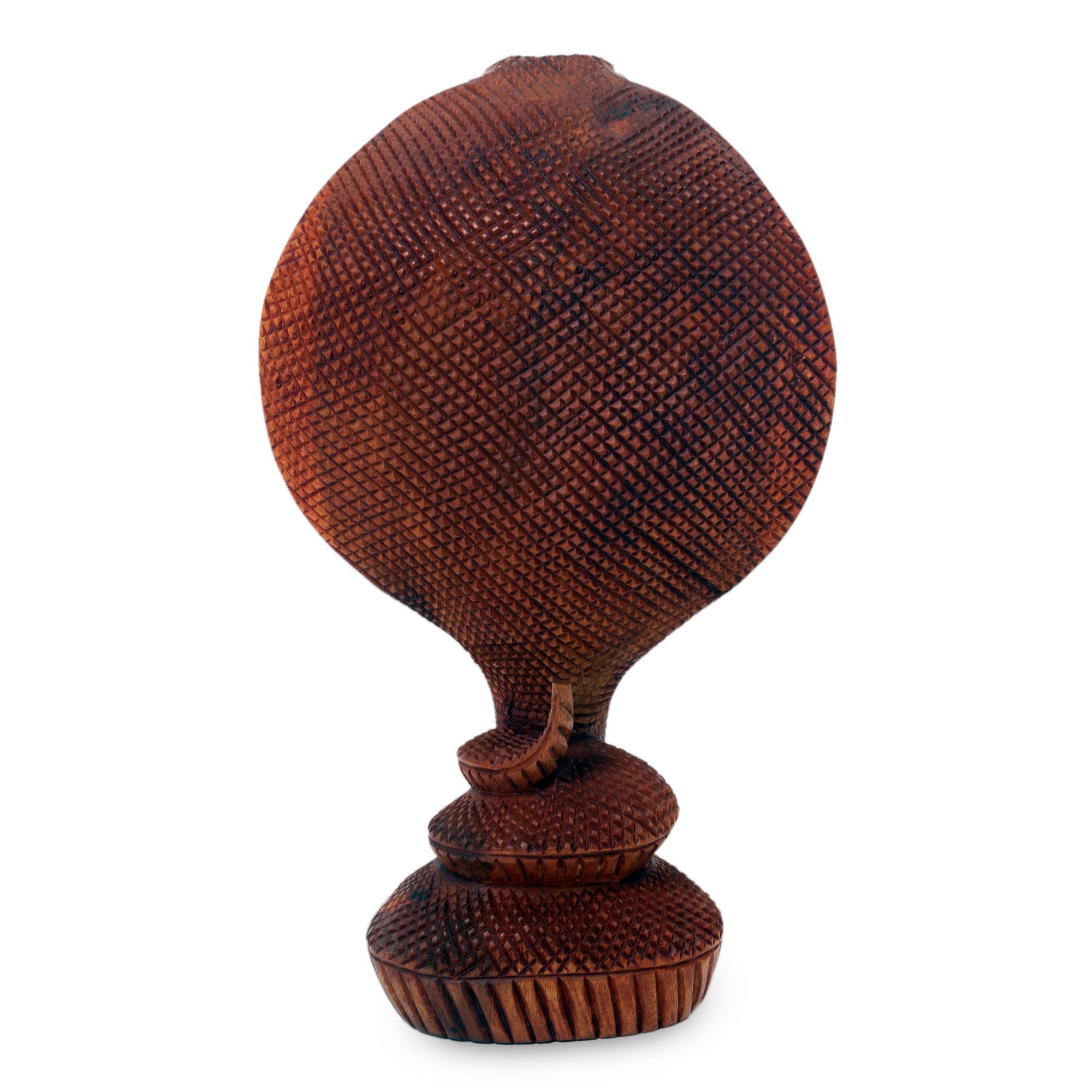 Premium Hand-Carved Cobra Sculpture - Ultimate Bali Art Piece
