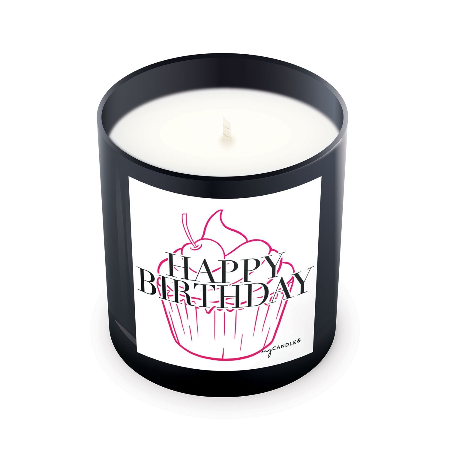 Premium Happy Birthday Cupcake Candle - 11oz, Long-Lasting Fragrance