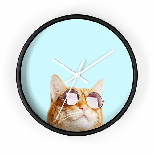 Ultimate Cat Lover's Wall Clock - Premium Wooden Design