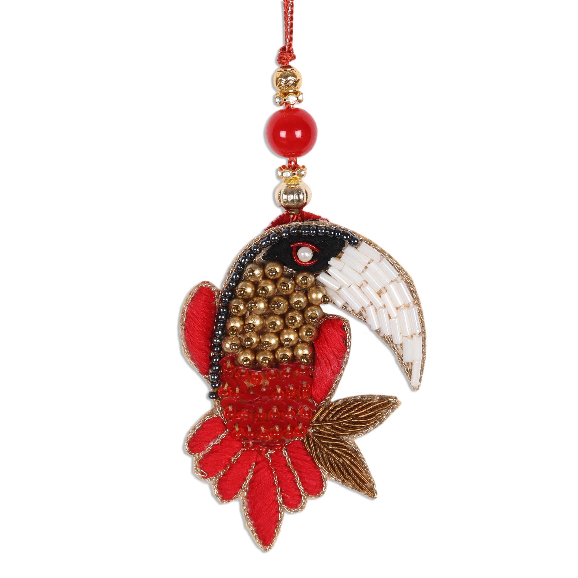 Premium Handcrafted Toucan Ornaments Set – Vibrant Tropical Decor (Set of 5)
