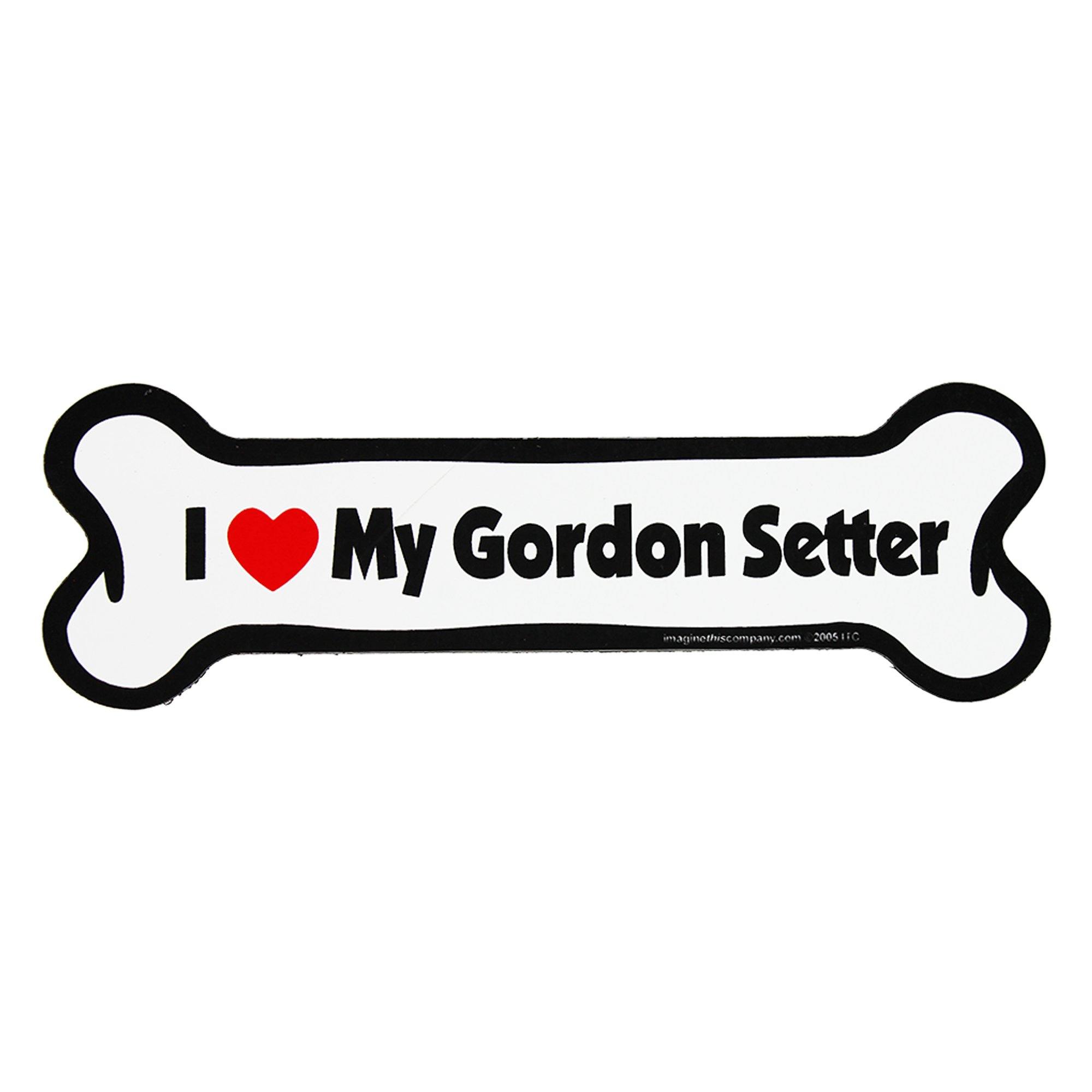 Premium I Love My Dog Car Magnet: Breeds A - K | Ultimate Pet Lover's Accessory