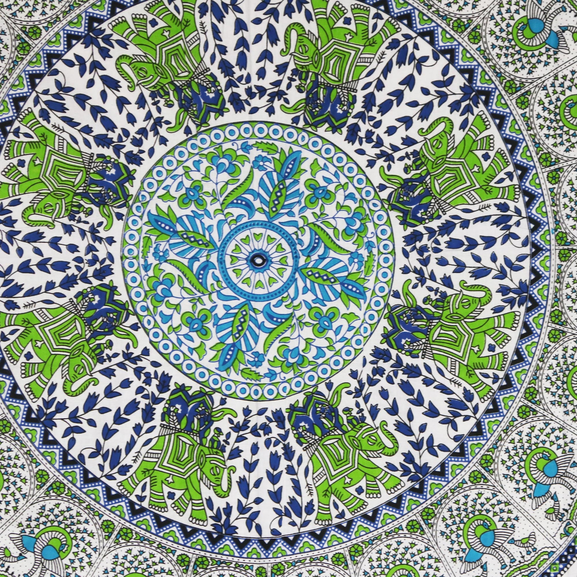 Premium Forest Mandala Cotton Wall Hanging & Bedspread